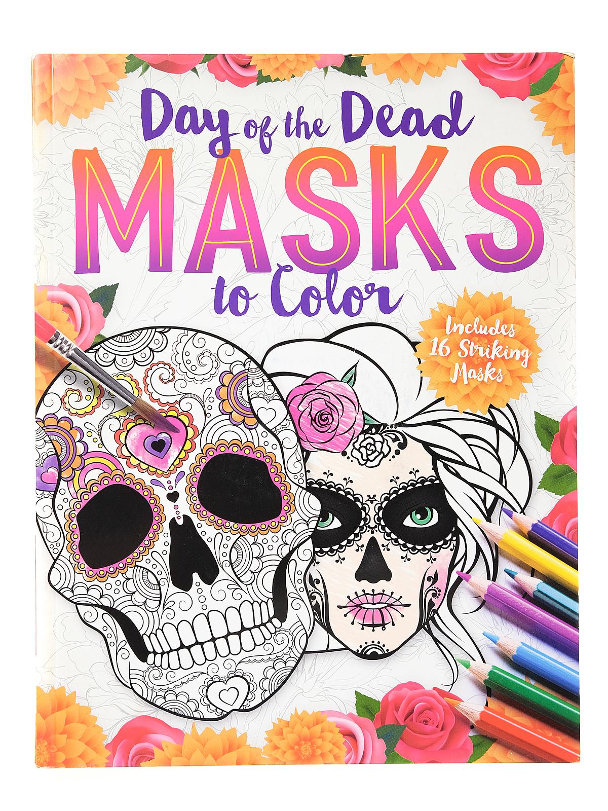 Day Of The Dead Mask To Color Each