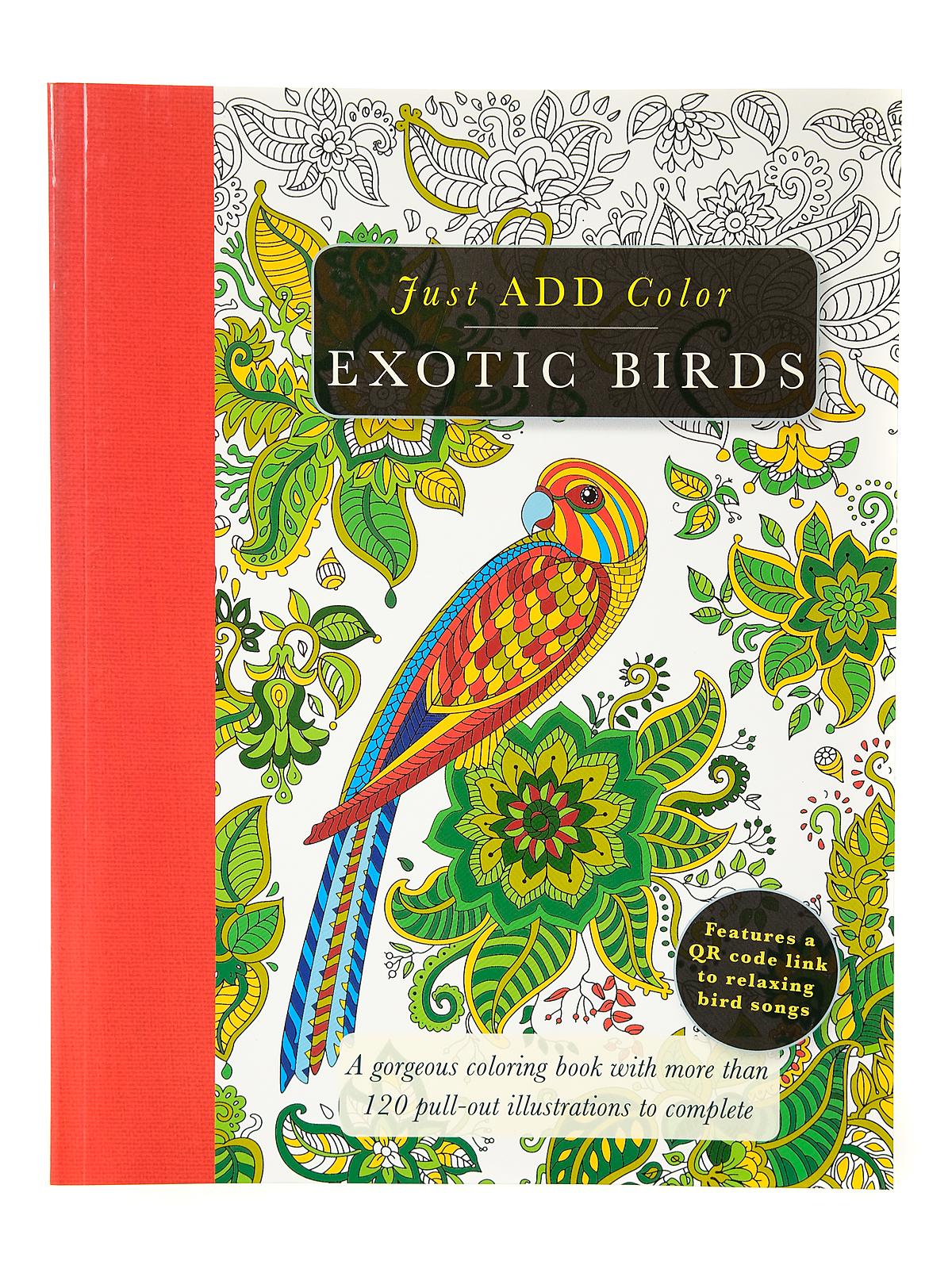 Just Add Color Series Exotic Birds