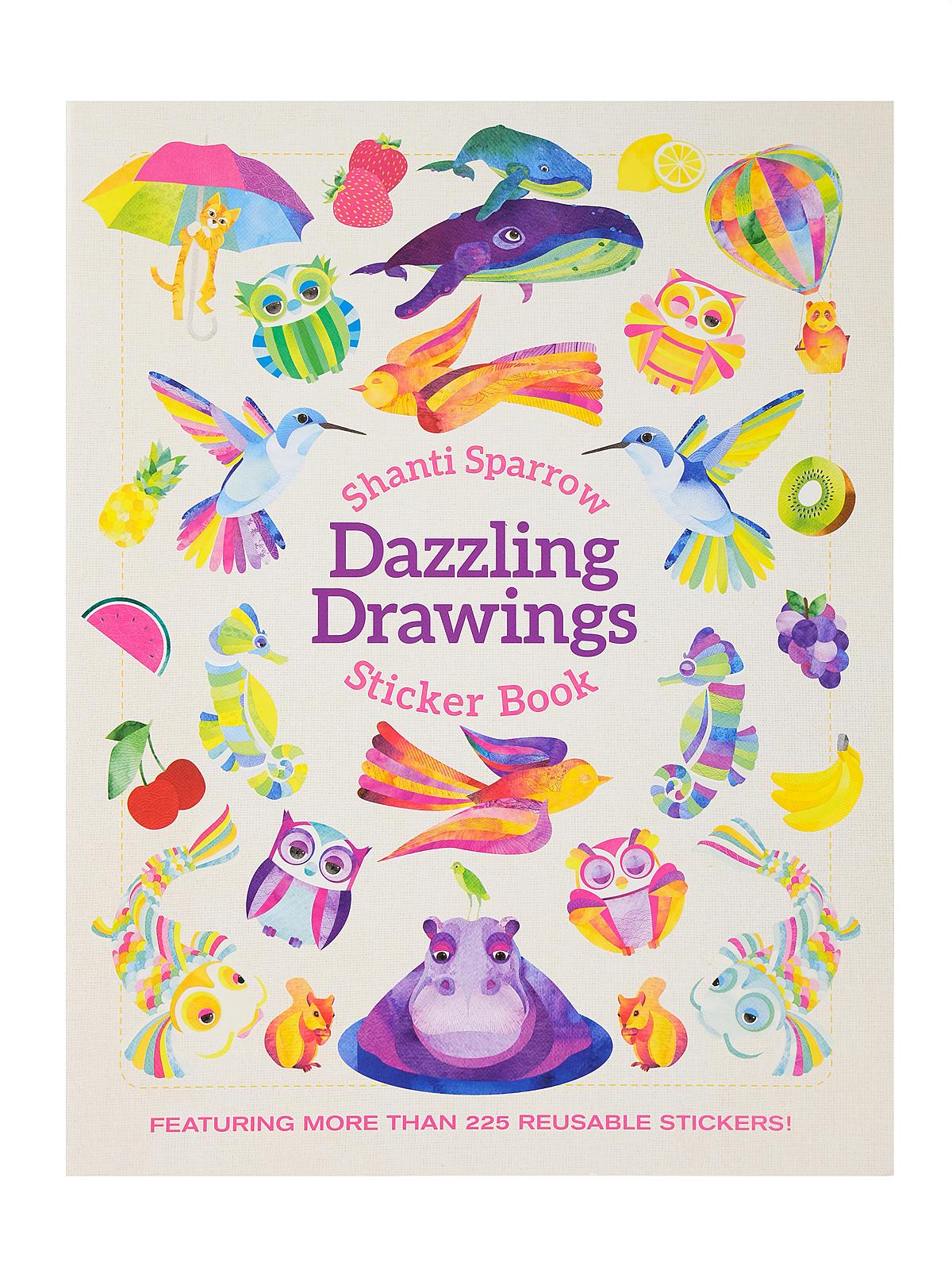 Sticker Books Dazzling Drawings