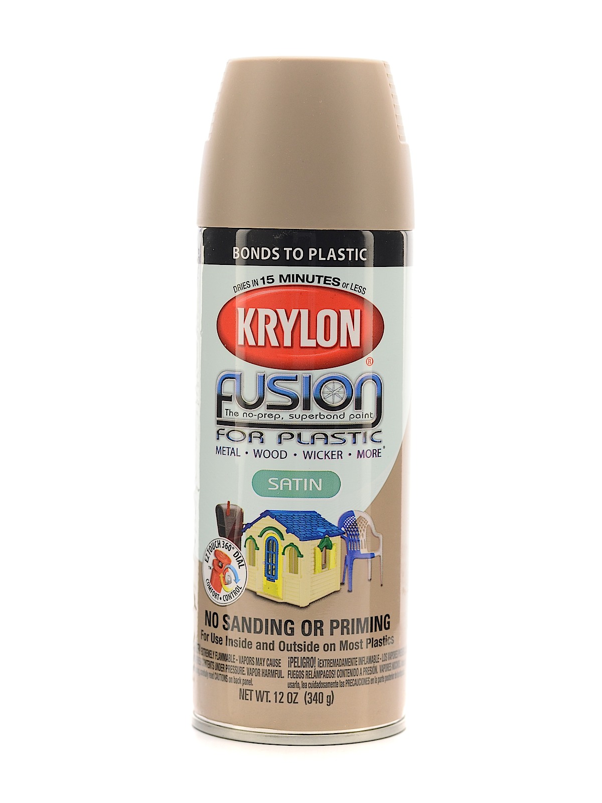 Fusion Spray Paint For Plastic Khaki Satin