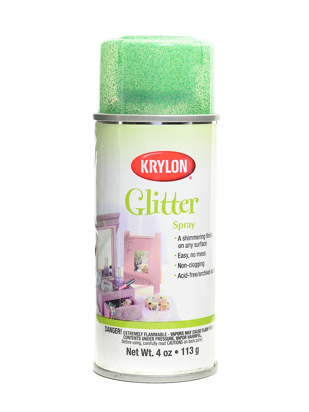 Glitter Spray Glamorous Green