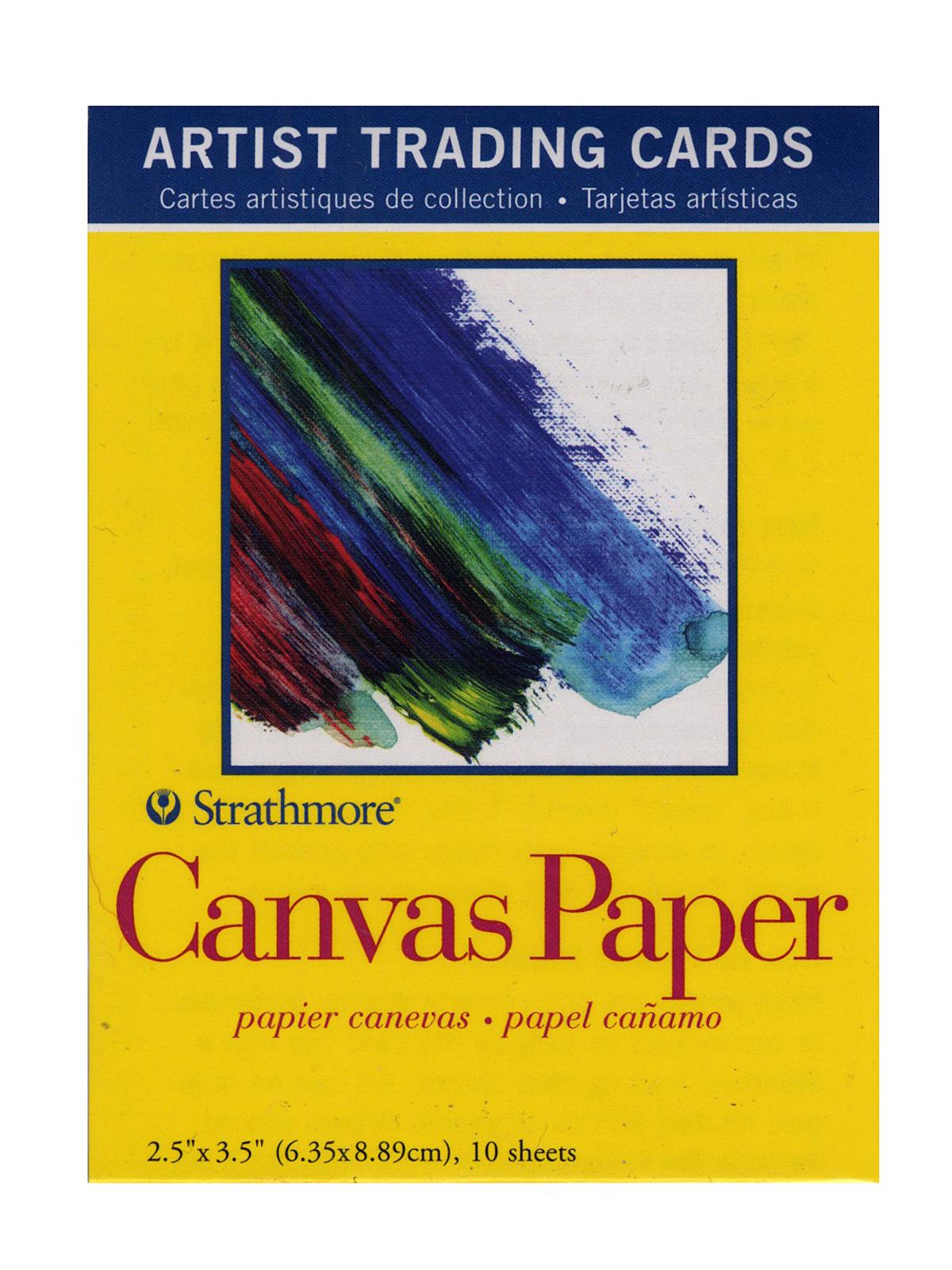 Artist Trading Cards 300 Series Canvas Paper Pack Of 10