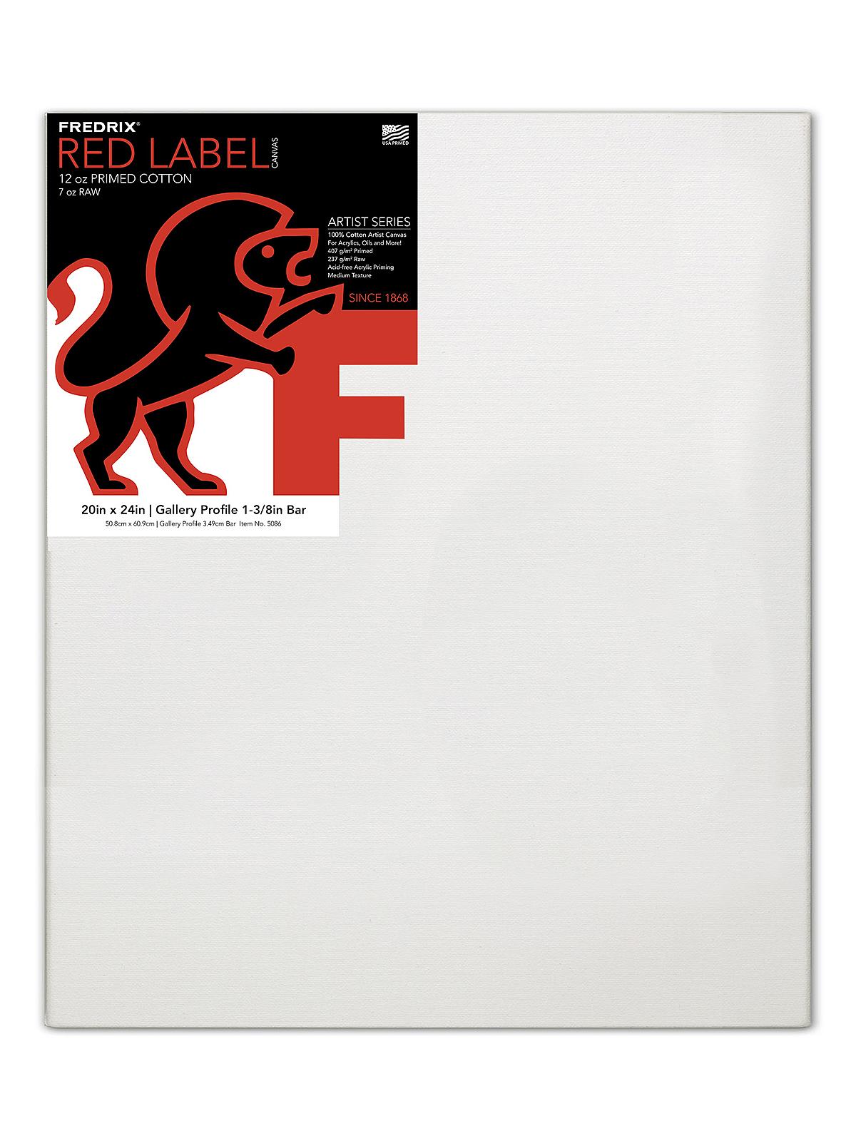 Red Label Gallerywrap Stretched Canvas 20 In. X 24 In. Each