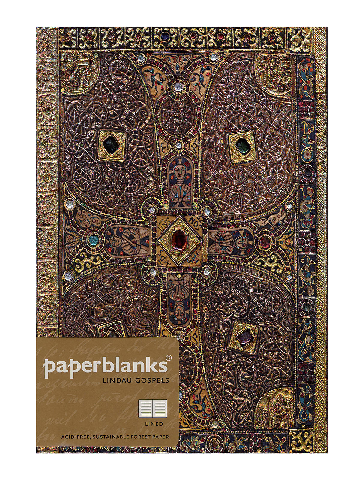 Lindau Gospels Journals Midi 5 In. X 7 In. 144 Pages, Lined
