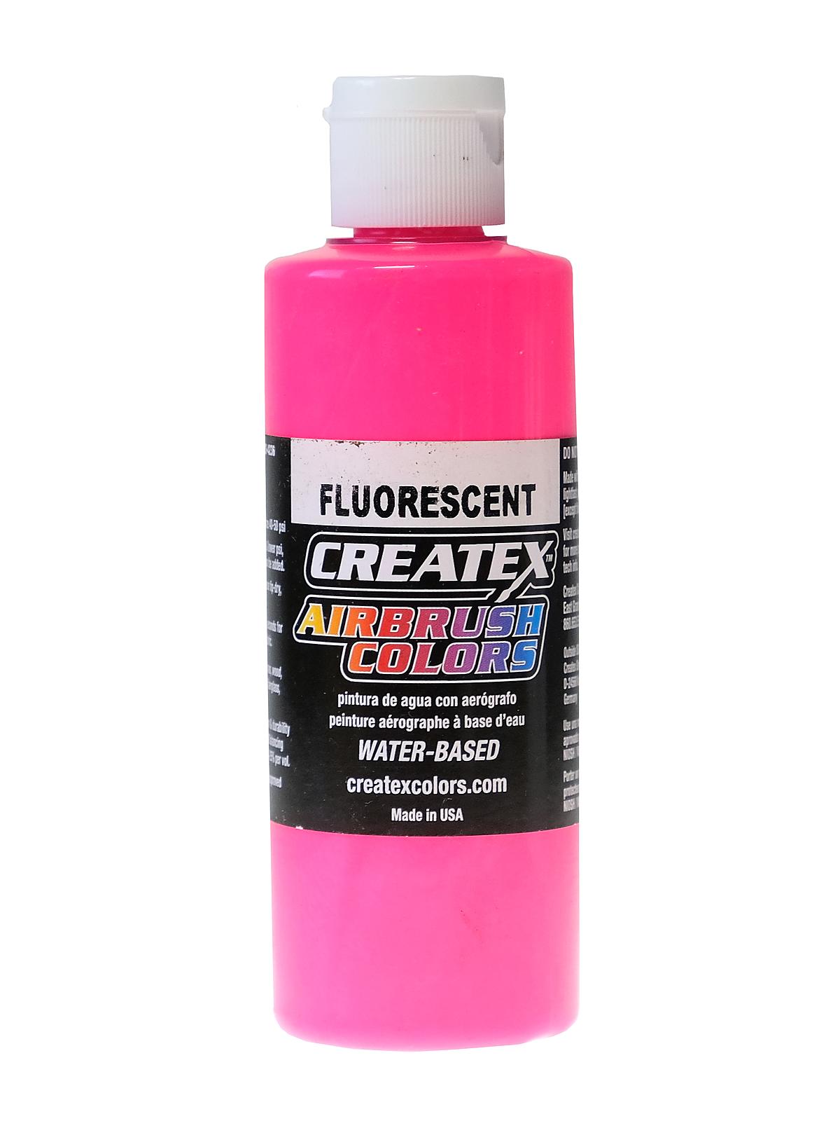 Airbrush Colors Fluorescent Pink 4 Oz.