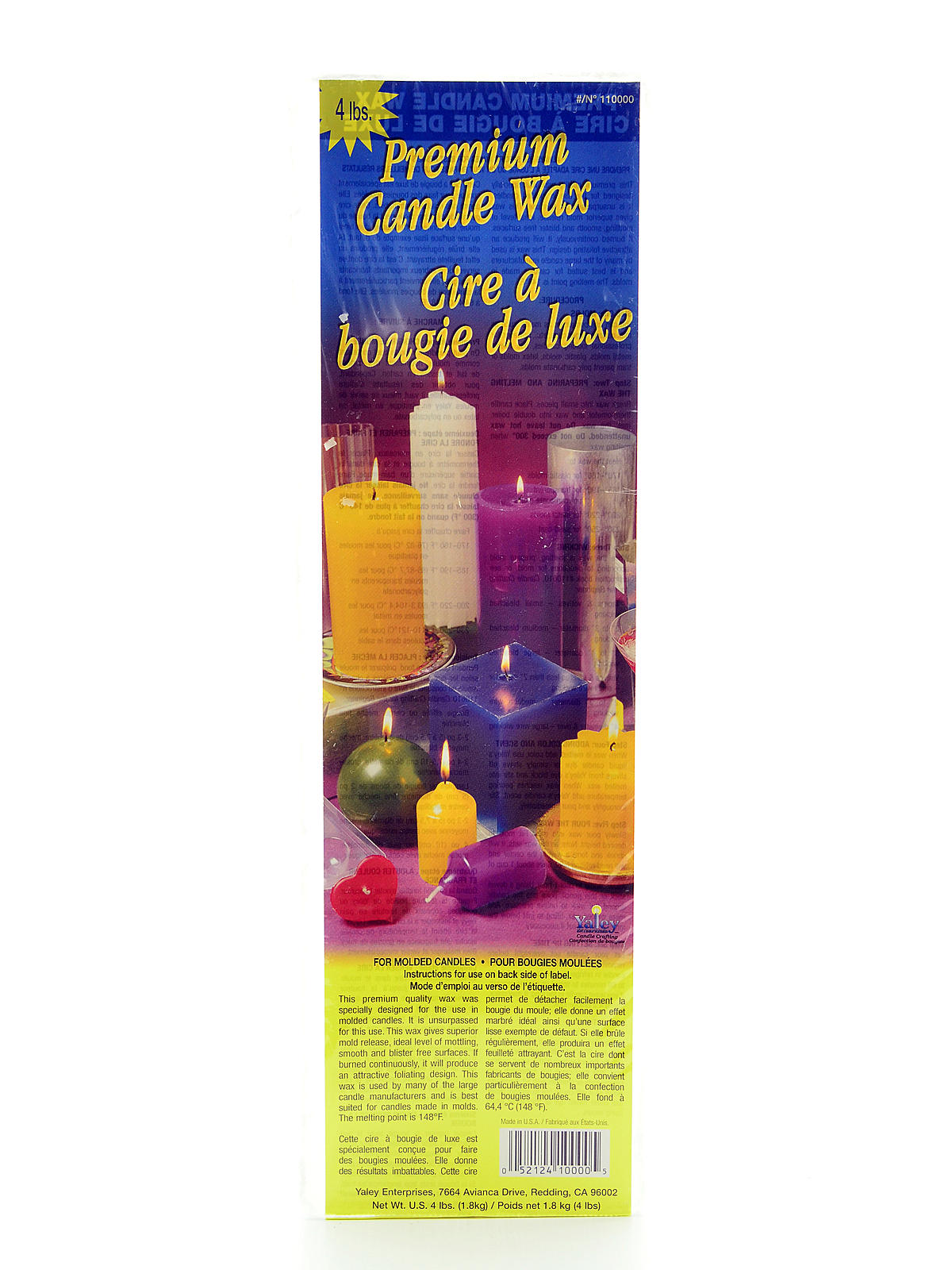 Premium Candle Wax 4 Lb. Block