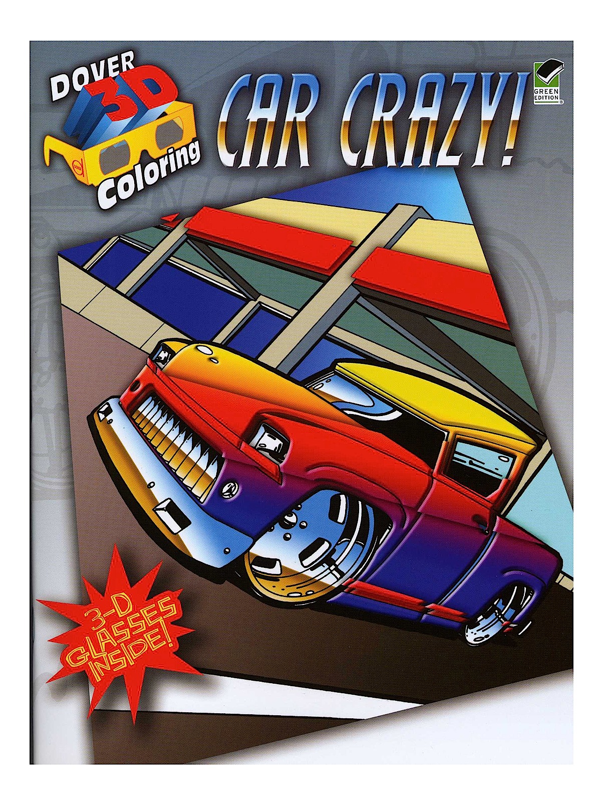3-d Coloring Book Crazy Car