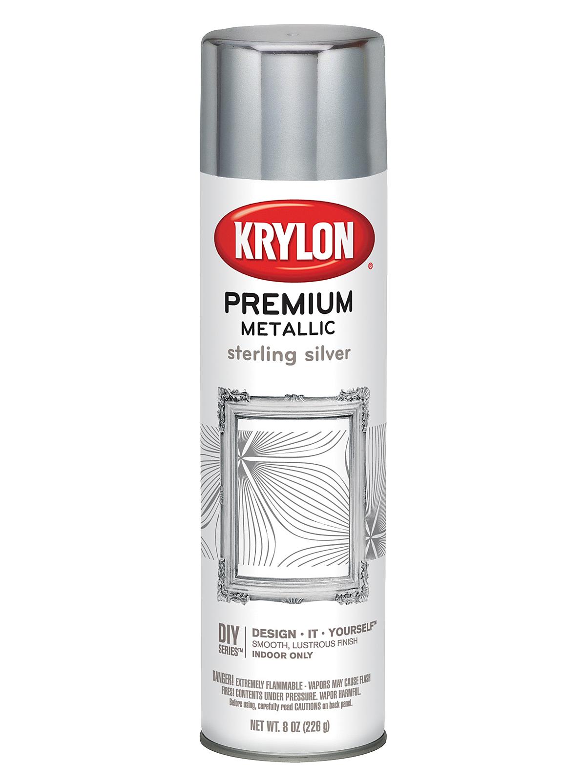Premium Metallic Spray Paint Sterling Silver