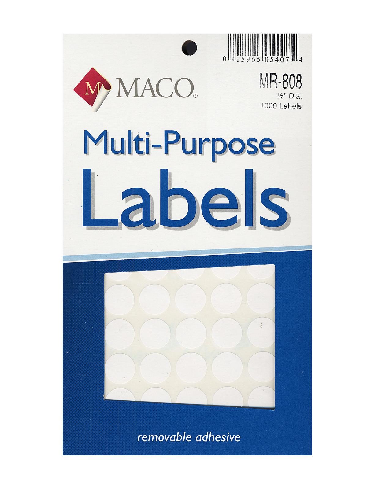 Multi-purpose Handwrite Labels Round 1 2 In. Pack Of 1000