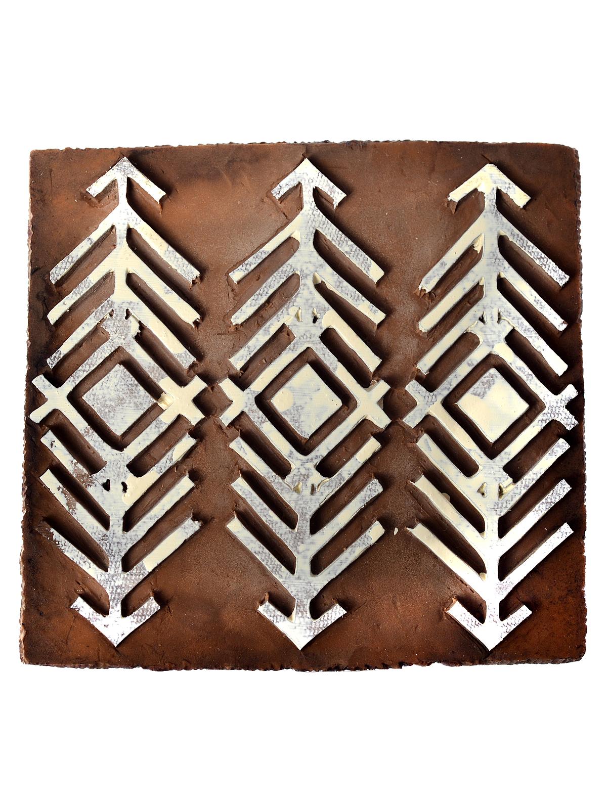 Fabric Creations Block Printing Stamps Medium Tribal Arrows Each