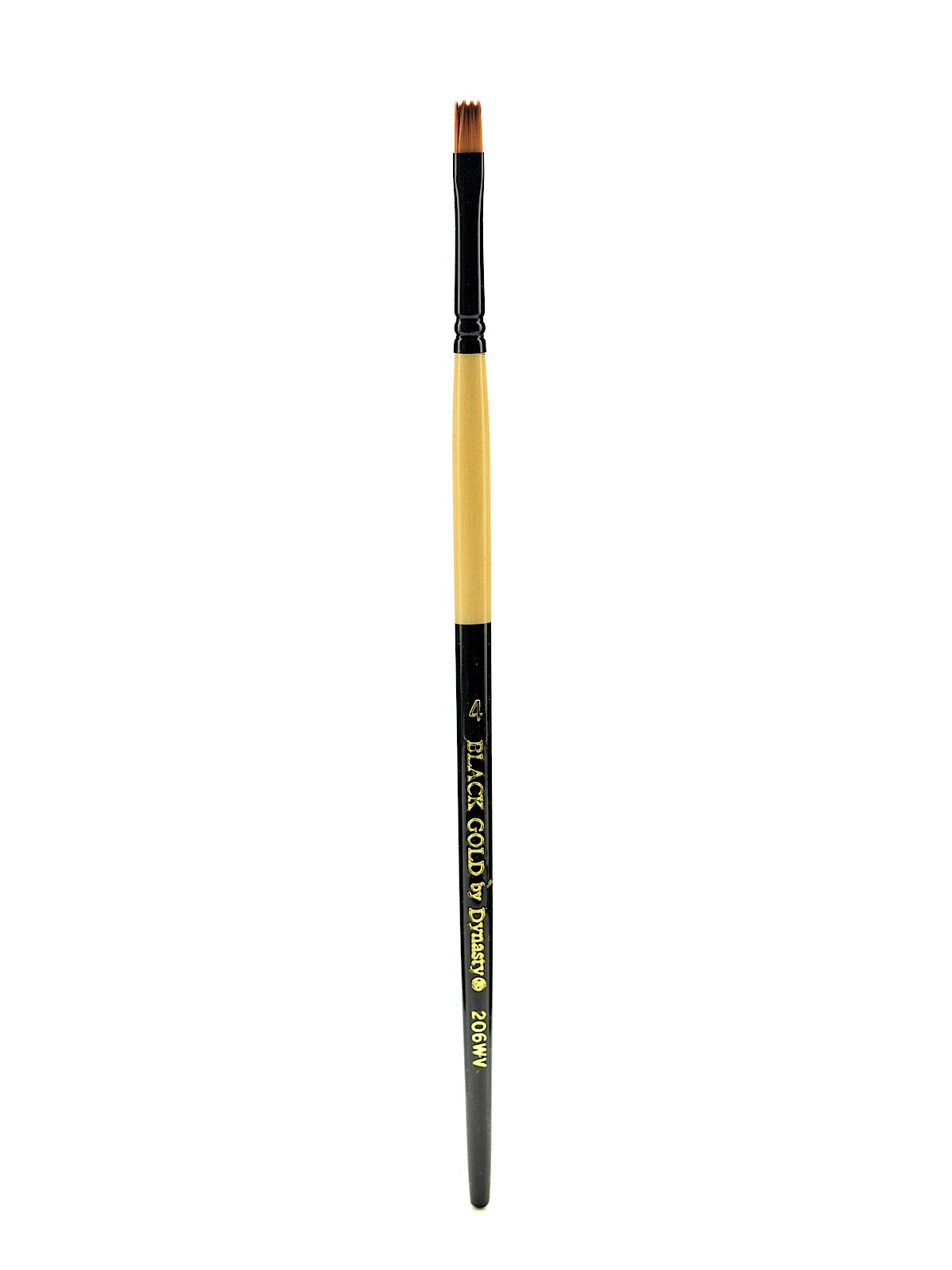 Black Gold Series Synthetic Brushes Short Handle 4 Wave