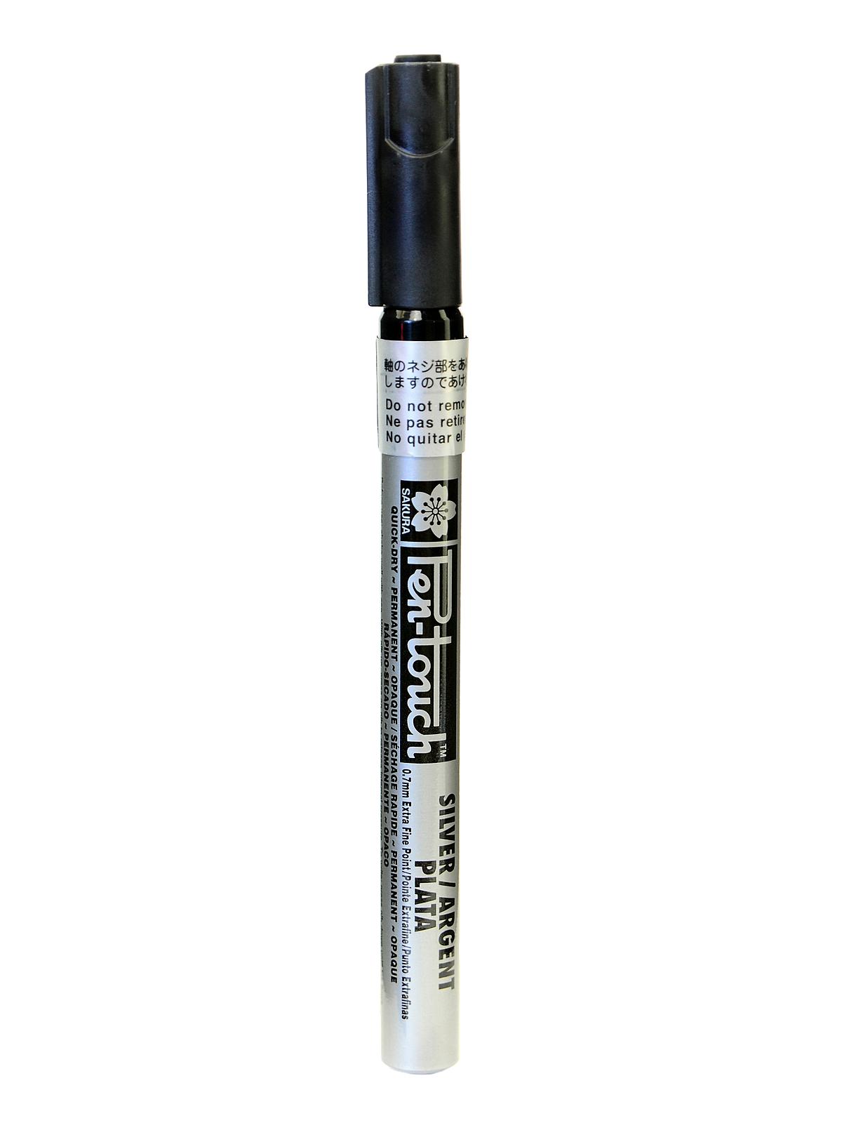 Pen-touch Marker 0.7 Mm Extra Fine Silver
