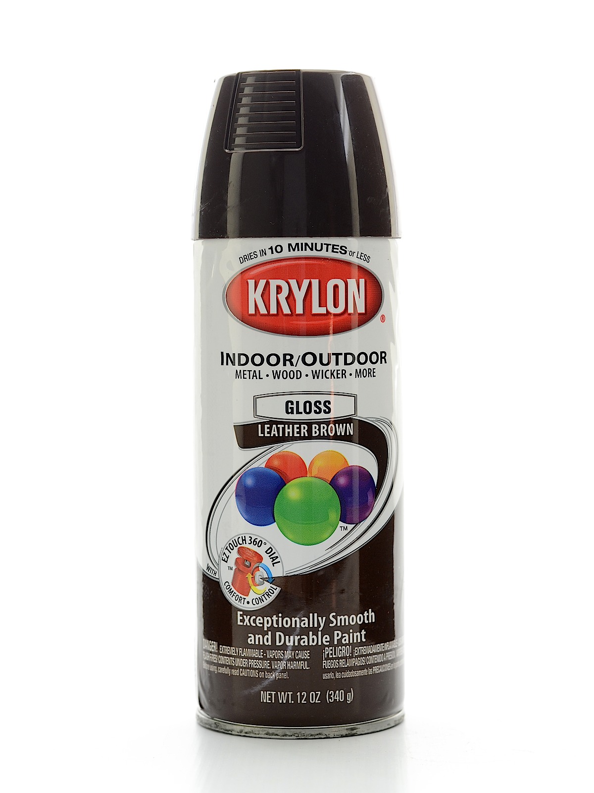 Indoor Outdoor Spray Paint Gloss Leather Brown