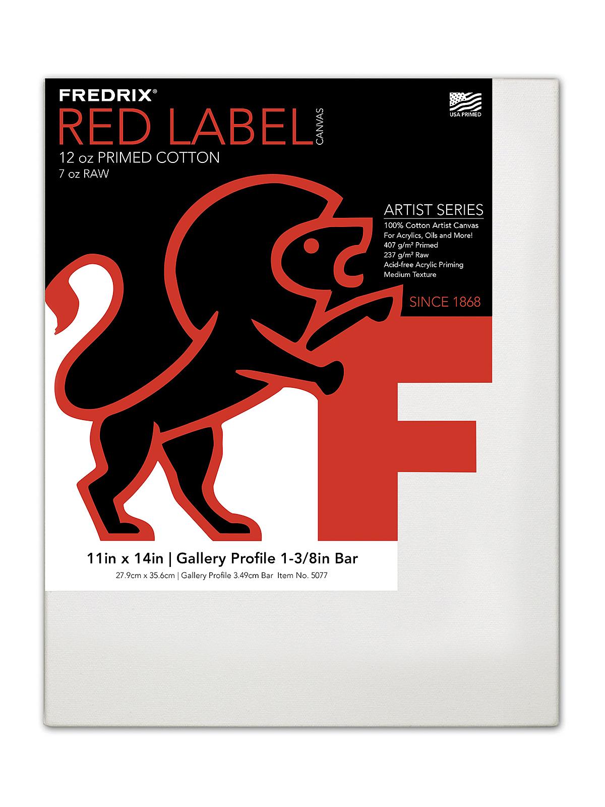Red Label Gallerywrap Stretched Canvas 11 In. X 14 In. Each