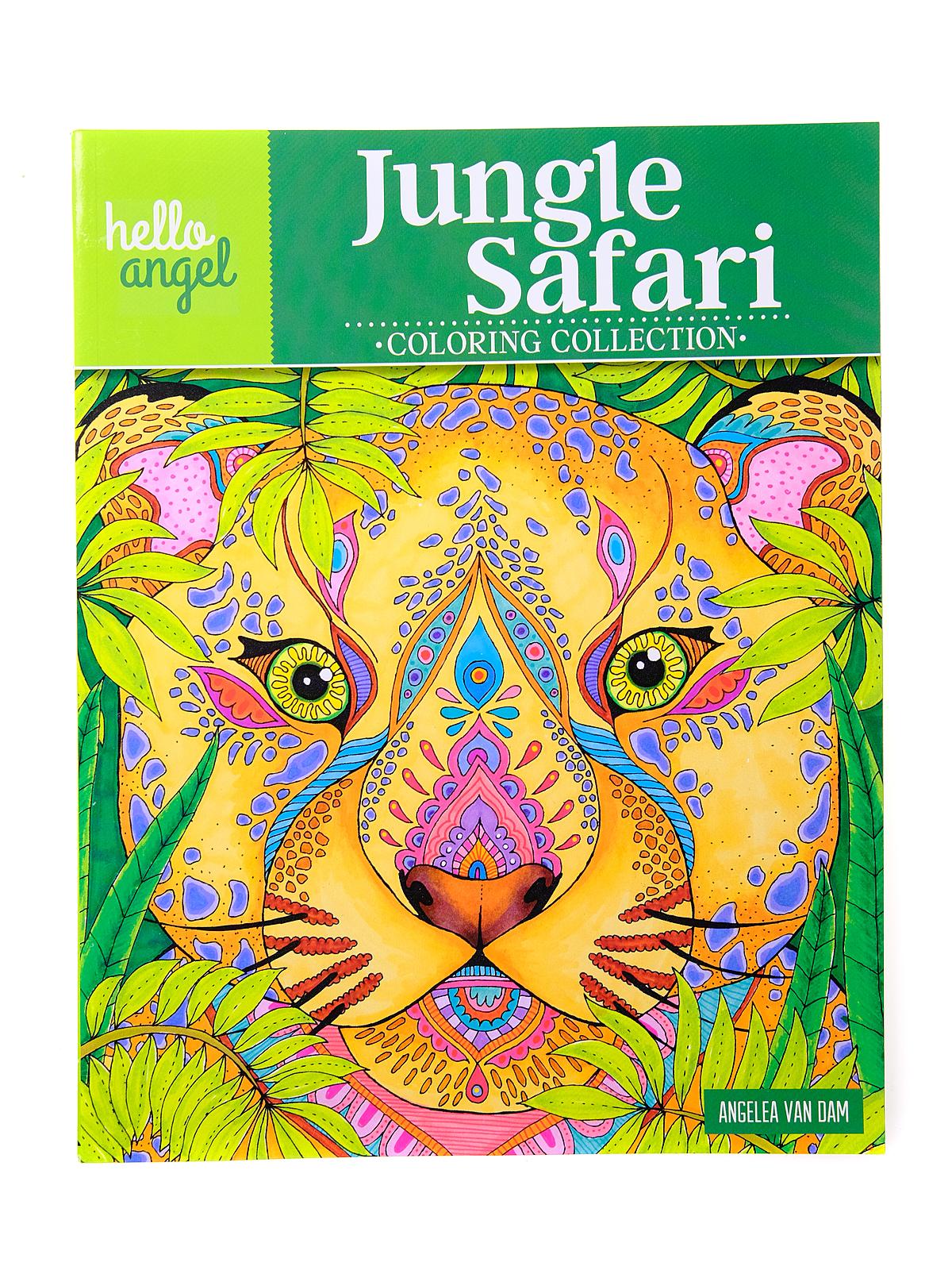 Hello Angel Coloring Book Series Jungle Safari