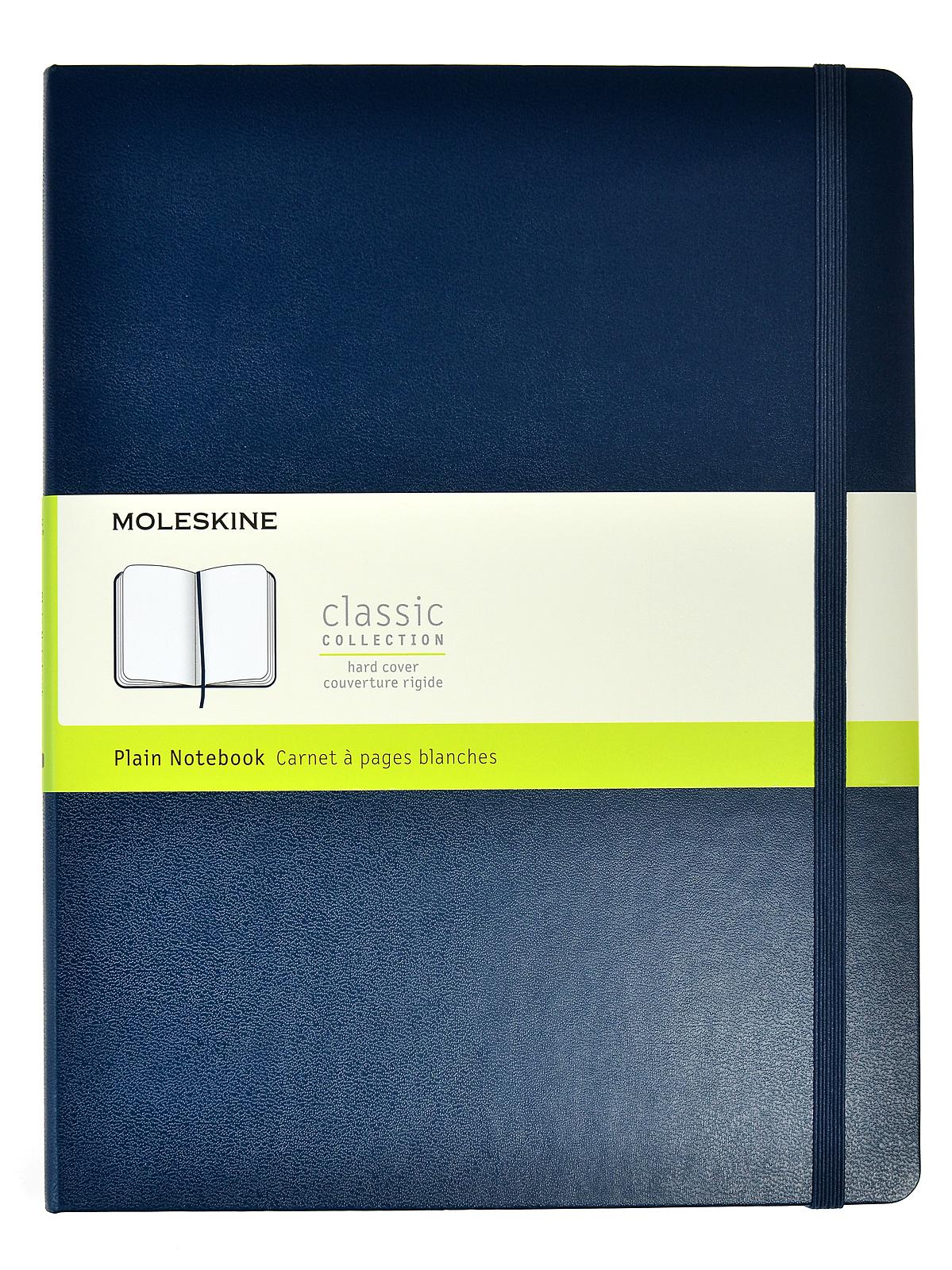Classic Hard Cover Notebooks Black 7 1 2 In. X 9 3 4 In. 192 Pages, Unlined