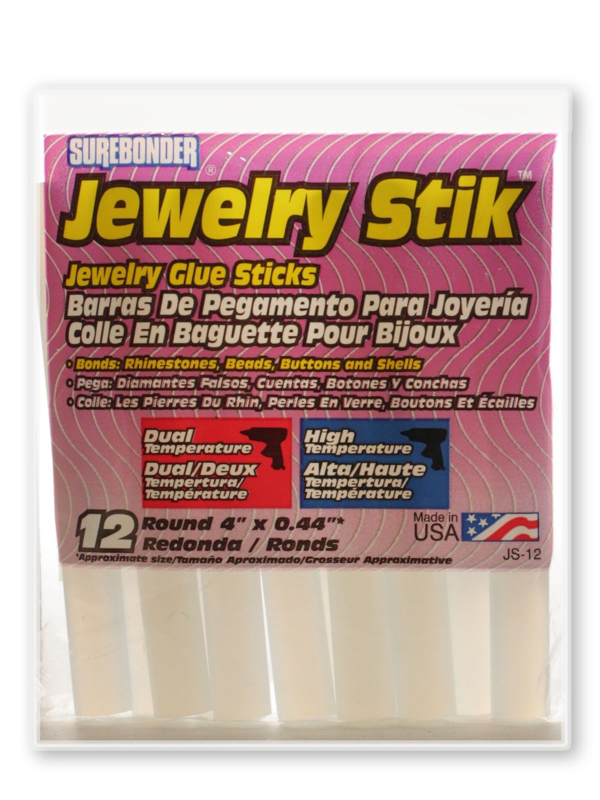 Jewelry Glue Sticks Pack Of 12
