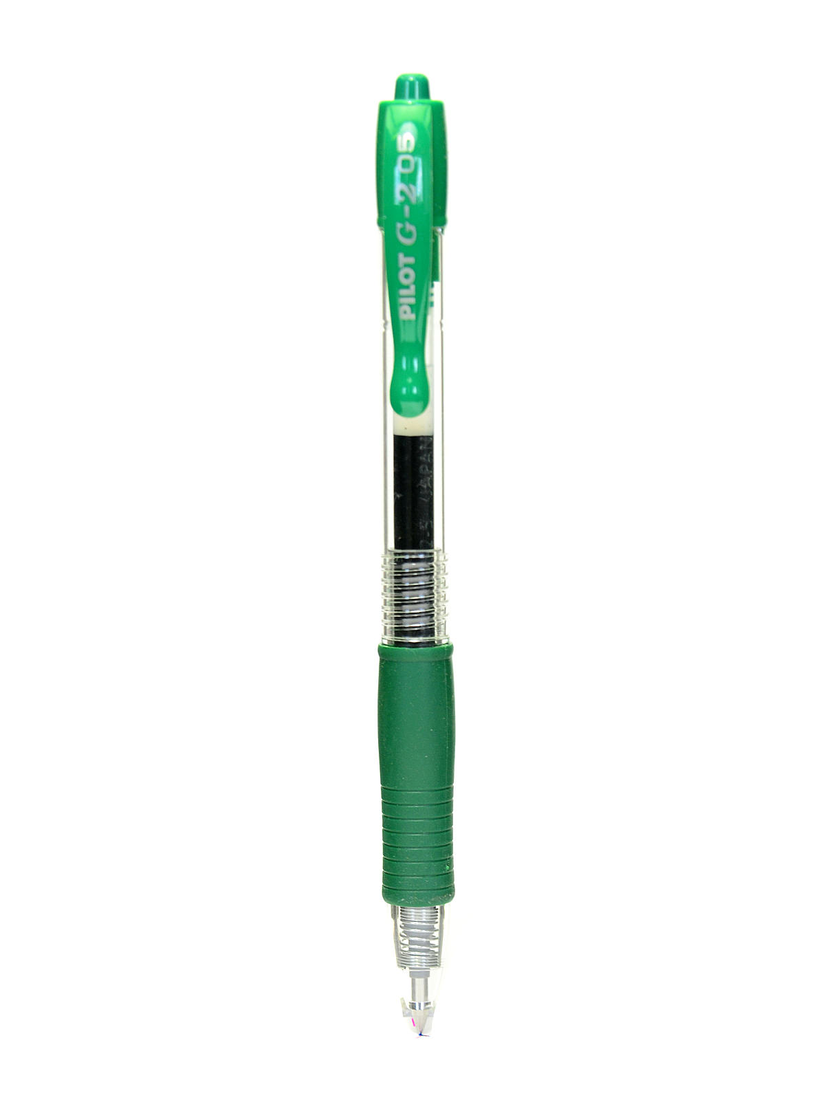 G-2 Retractable Gel Roller Pen Green Extra Fine