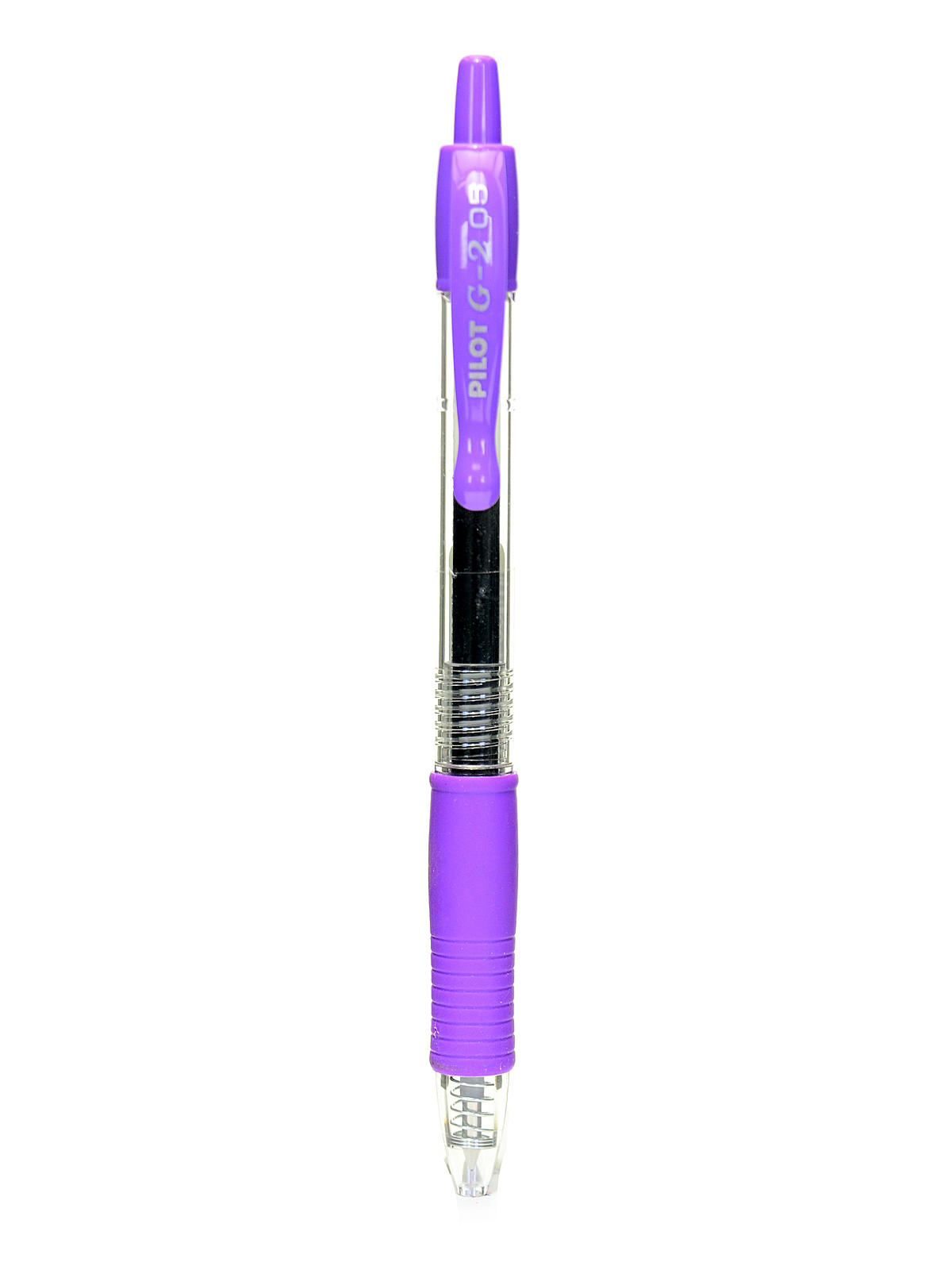 G-2 Retractable Gel Roller Pen Purple Extra Fine