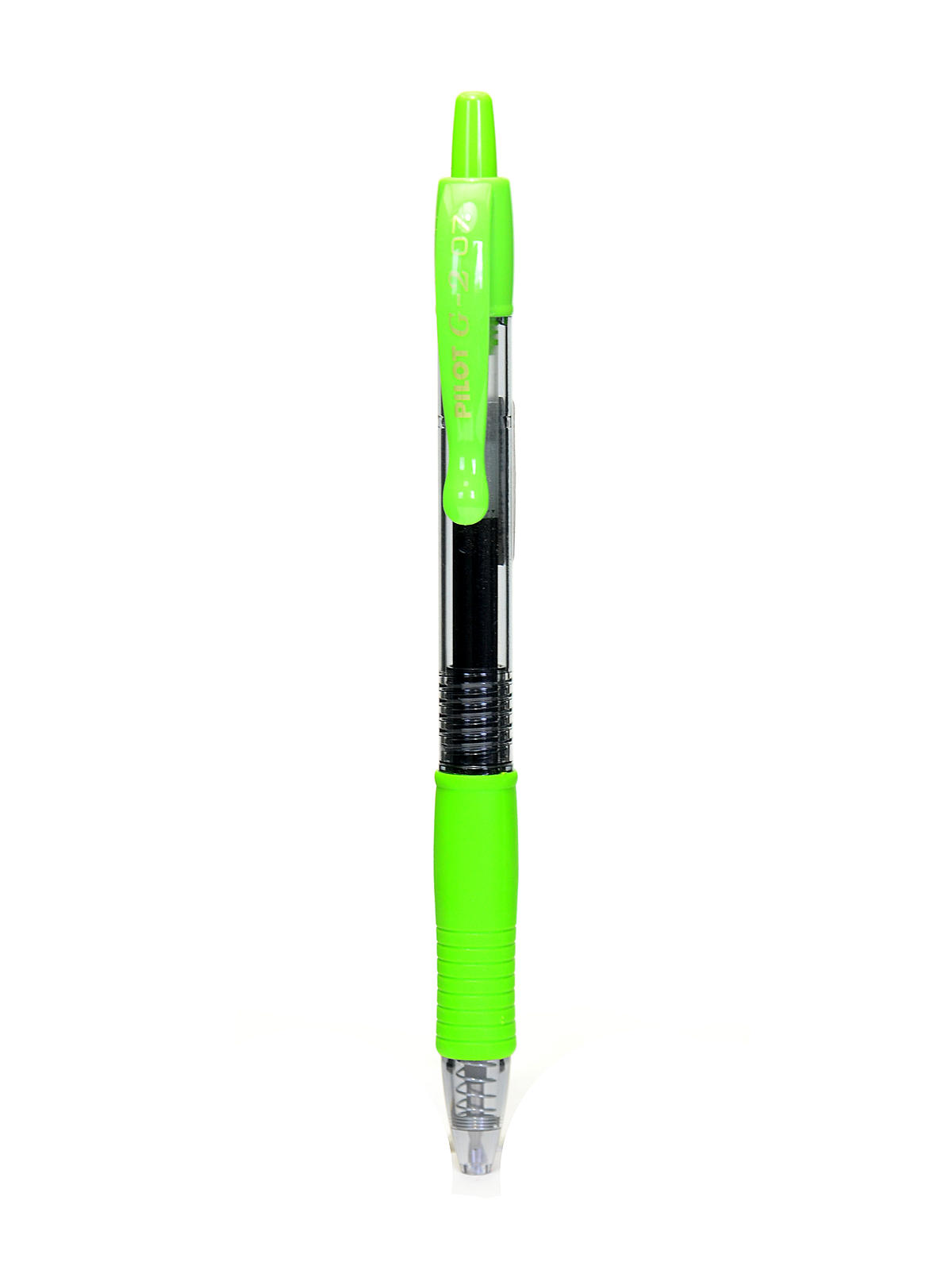G-2 Retractable Gel Roller Pen Lime Fine