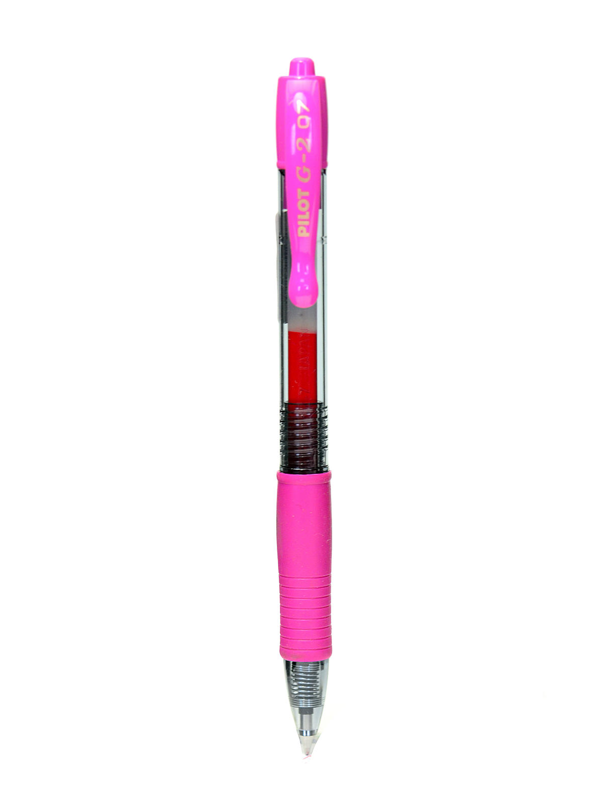 G-2 Retractable Gel Roller Pen Pink Fine