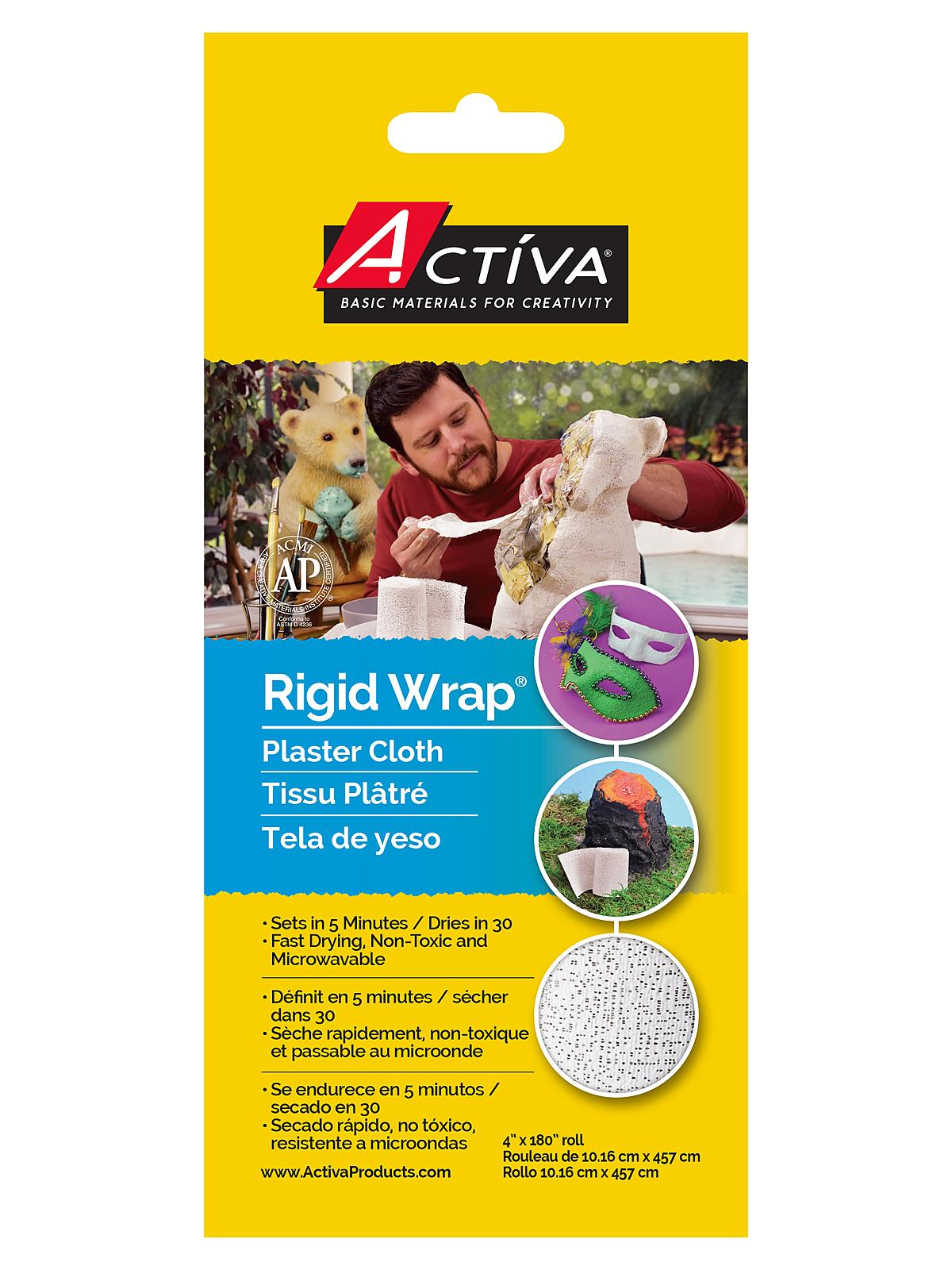 Rigid Wrap Plaster Cloth 4 In. X 180 In. Roll