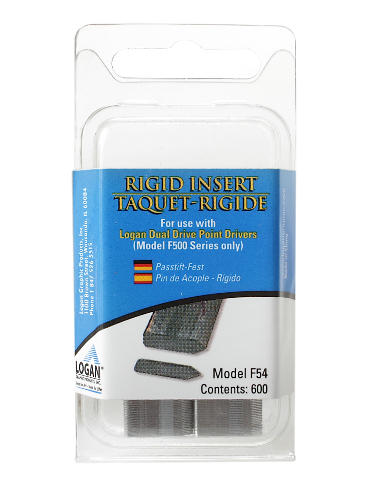 Dual Point Driver Rigid Points Pack Of 600