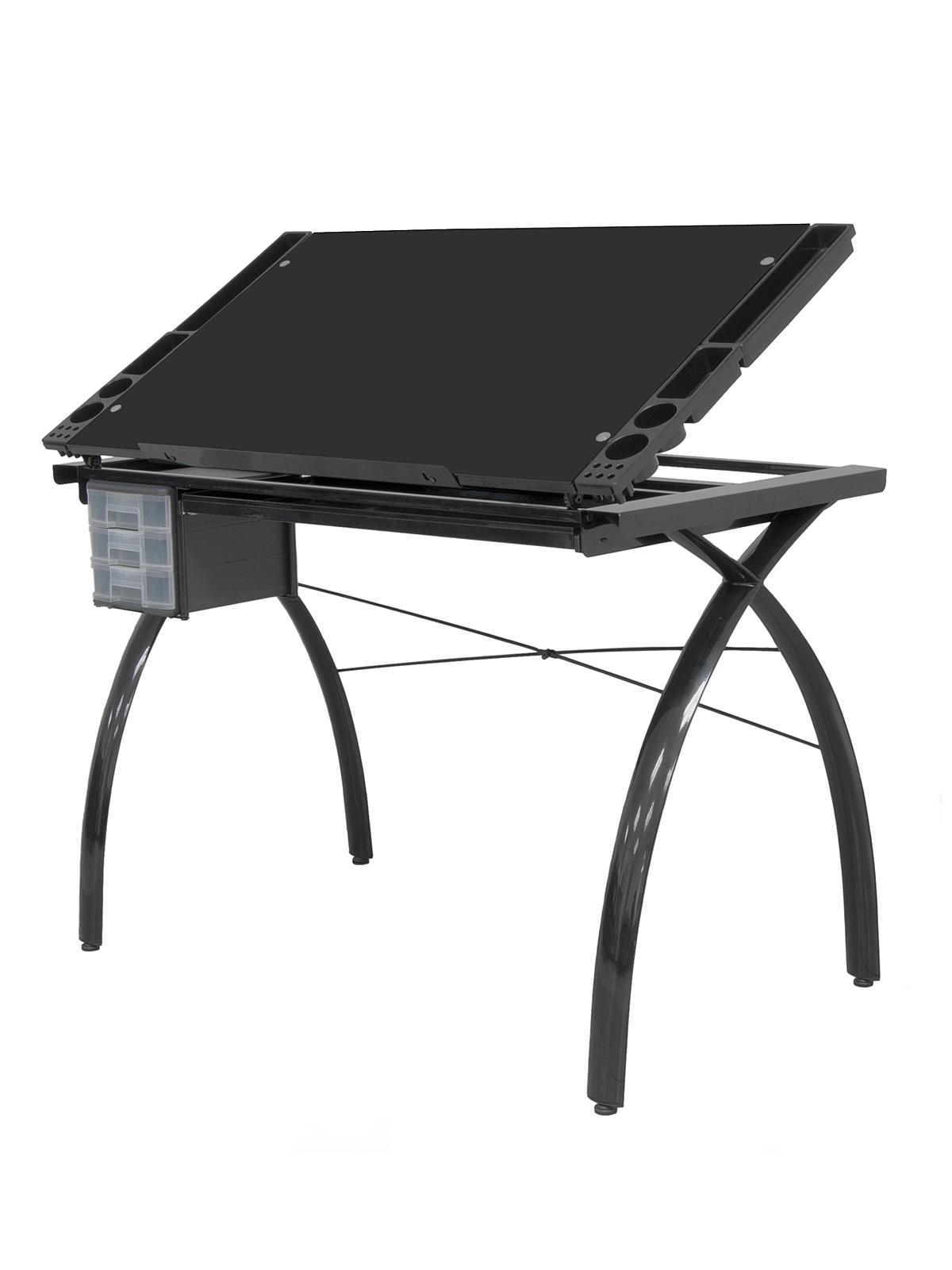 Futura Craft Station Craft Station 43 In. W X 24 In. D X 31 1 2 In. H Black