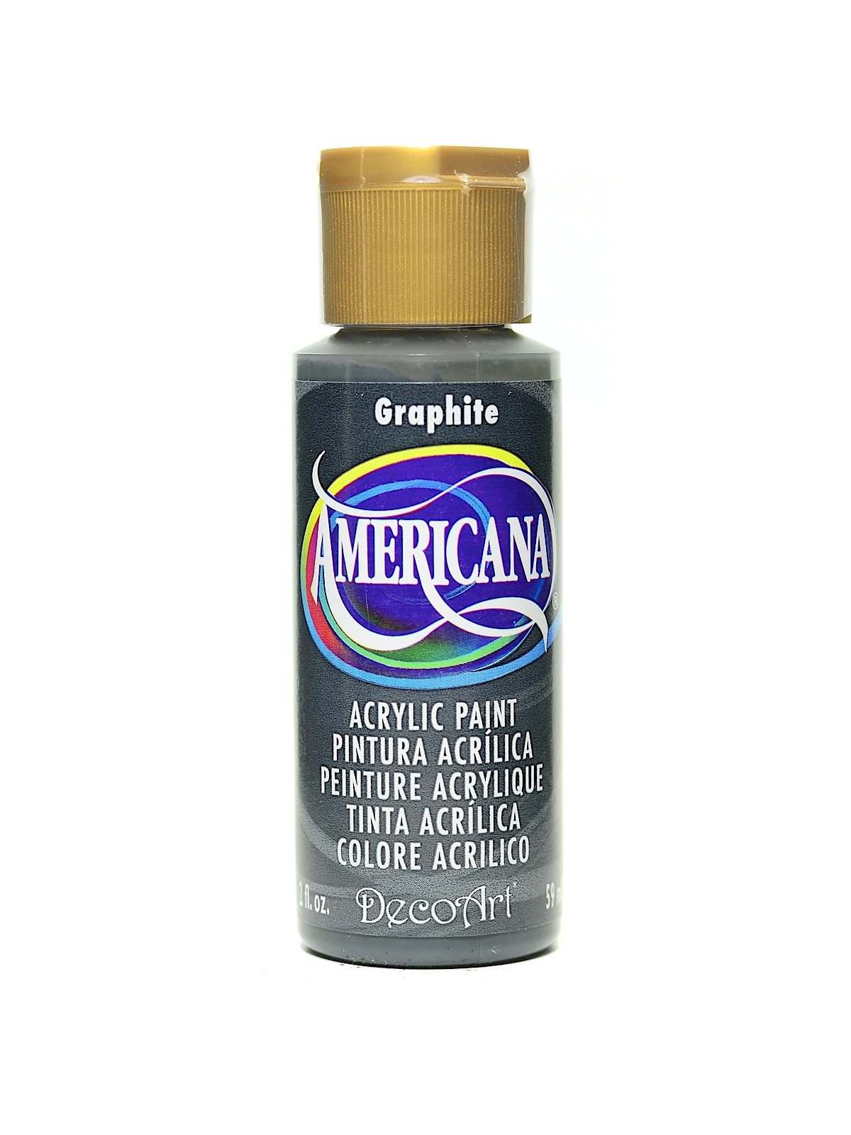 Americana Acrylic Paints Graphite 2 Oz.