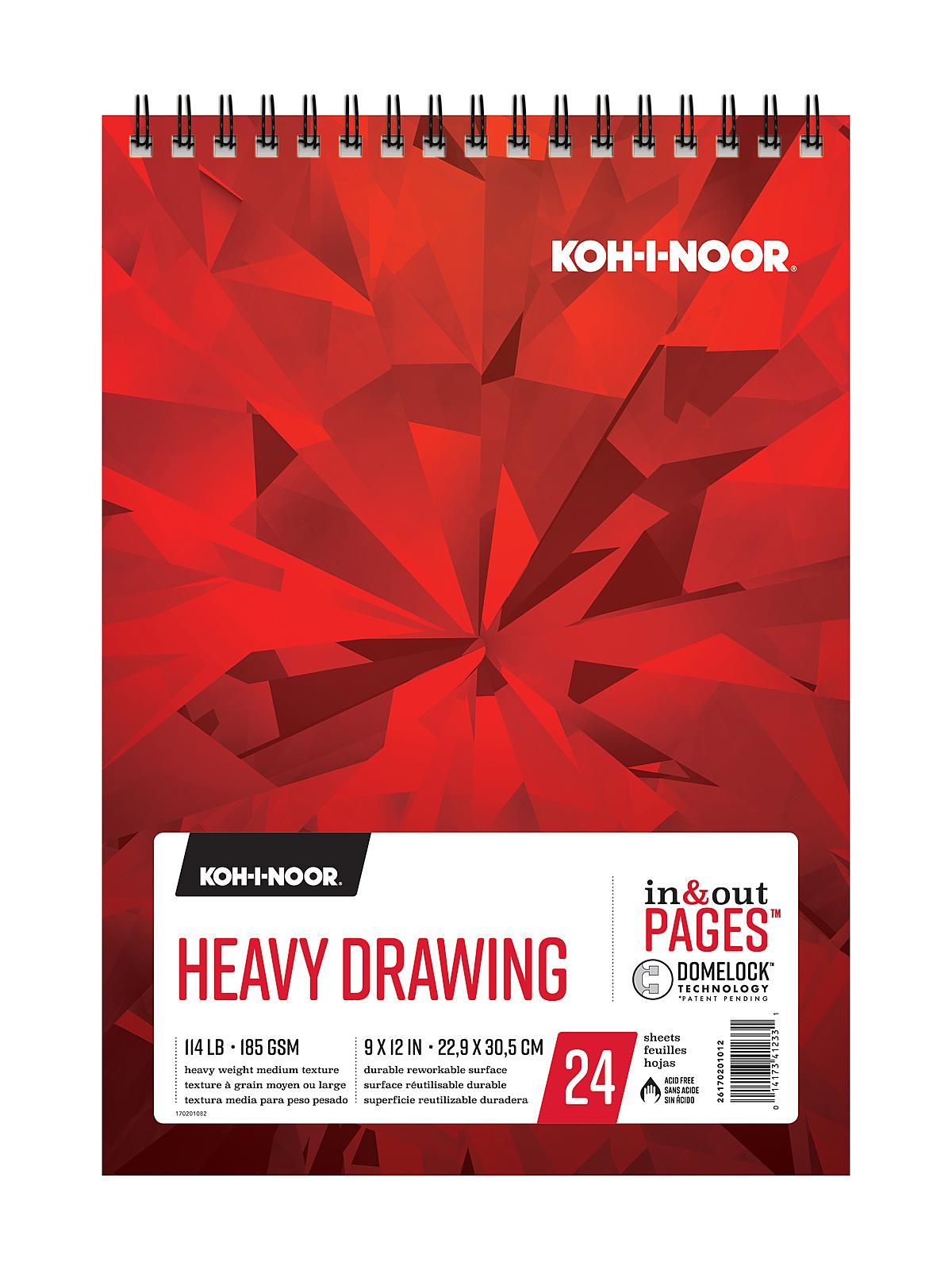 Heavy Drawing Pads 9 In. X 12 In. 24 Sheets