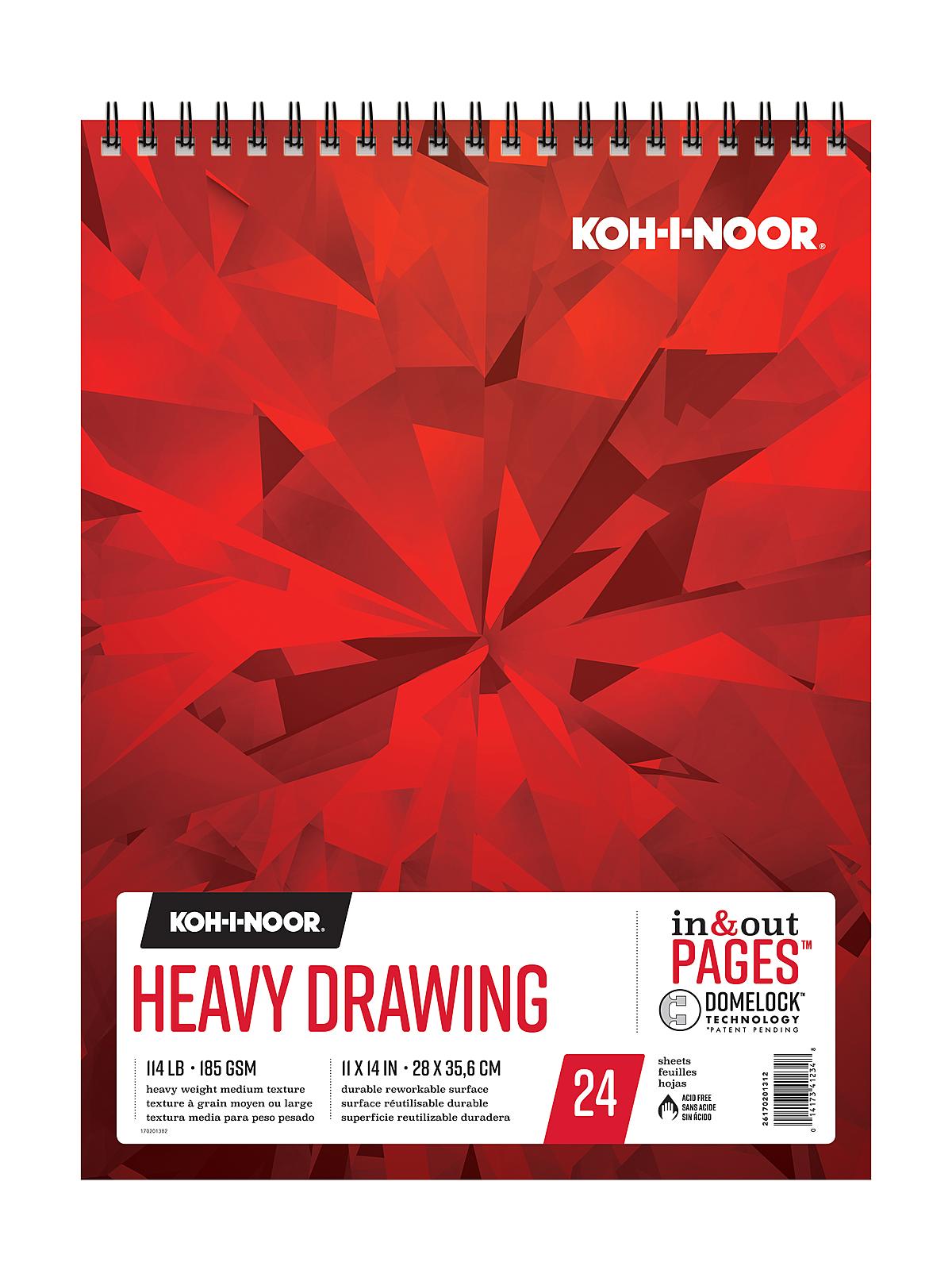 Heavy Drawing Pads 11 In. X 14 In. 24 Sheets