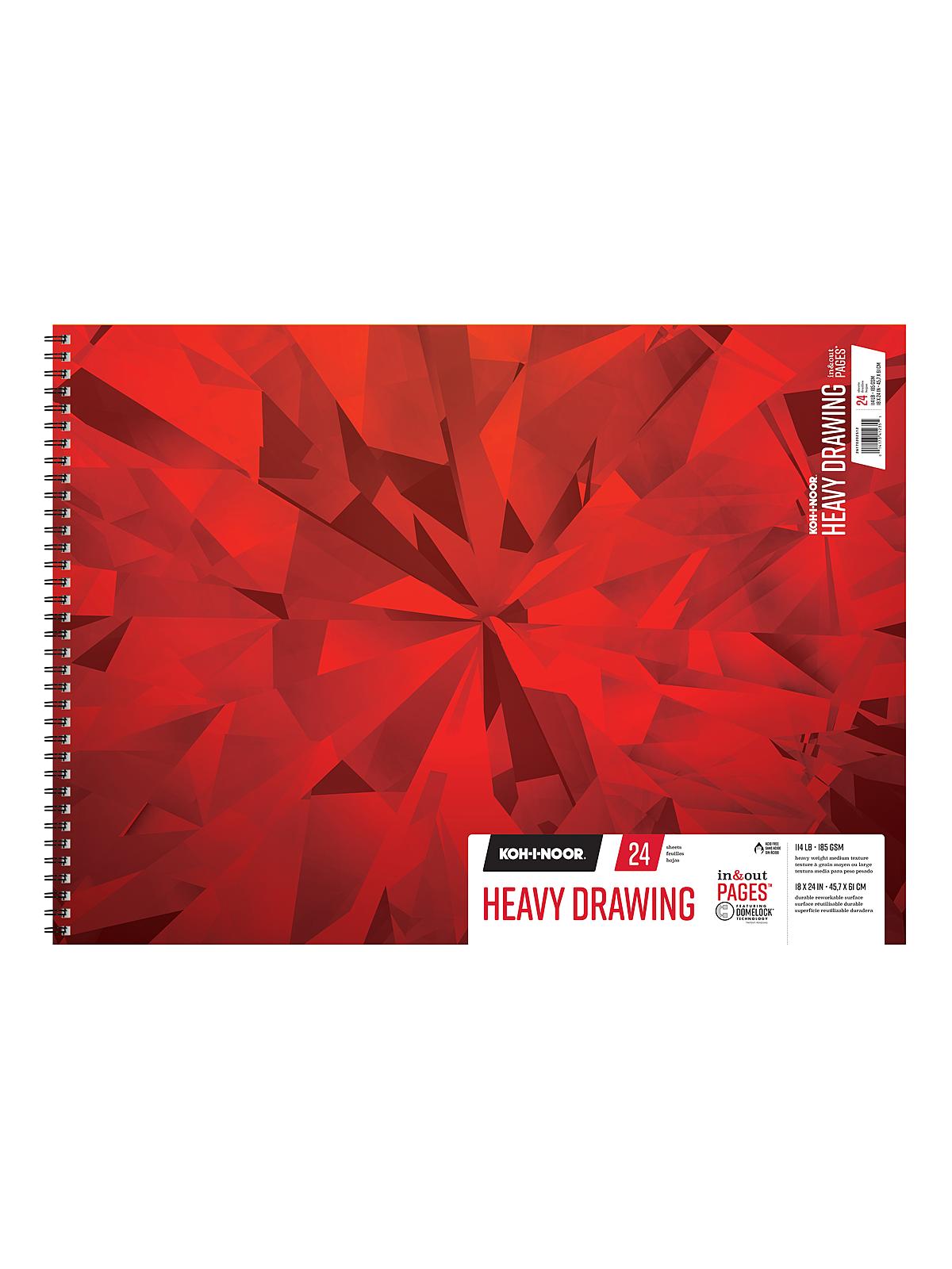 Heavy Drawing Pads 18 In. X 24 In. 24 Sheets