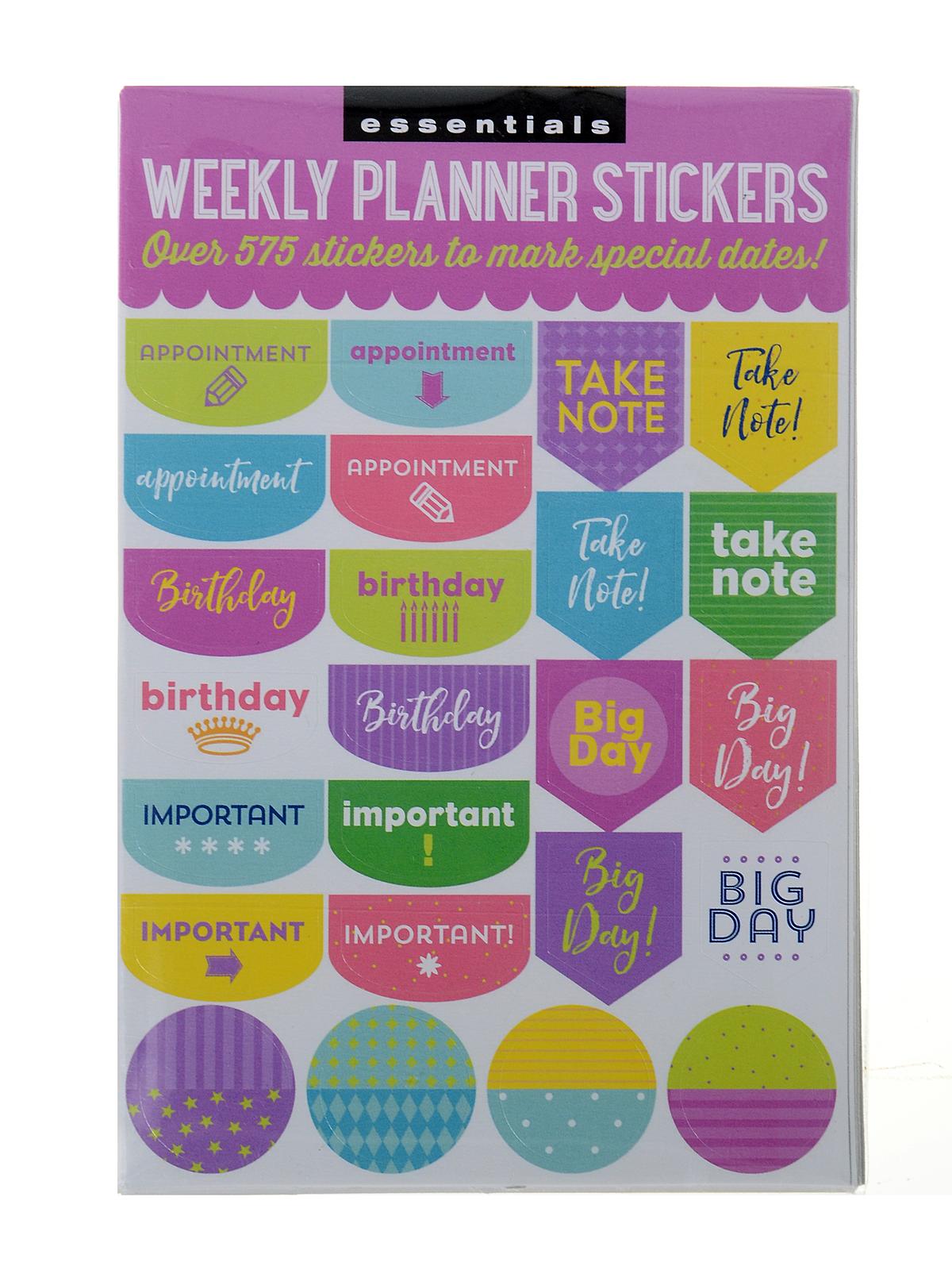 Essentials Planner Sticker Sets Weekly