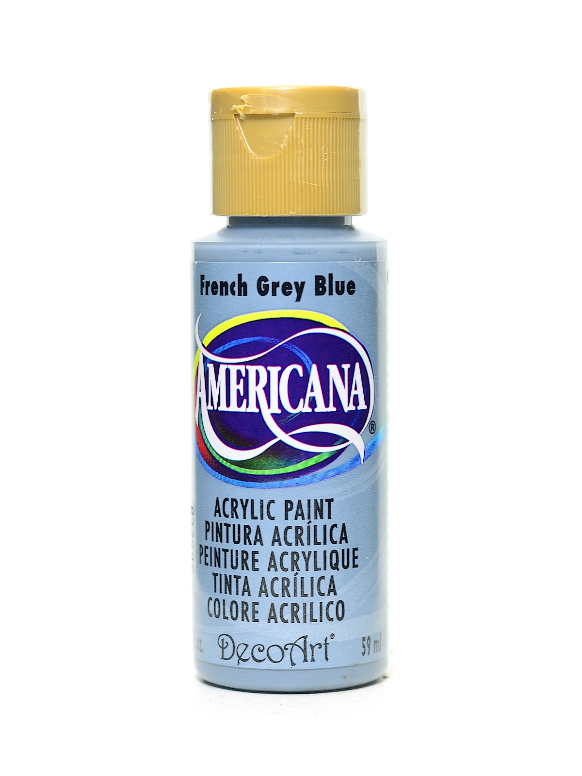 Americana Acrylic Paints French Grey Blue 2 Oz.