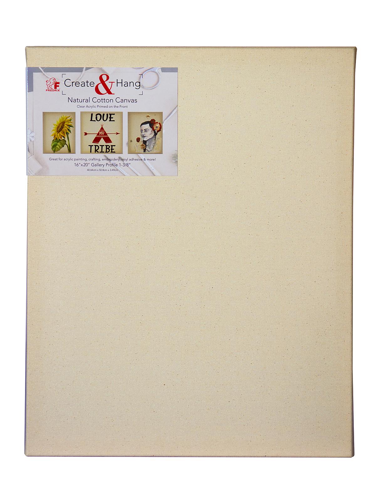 Natural Cotton Stretched Canvas 16 In. X 20 In.