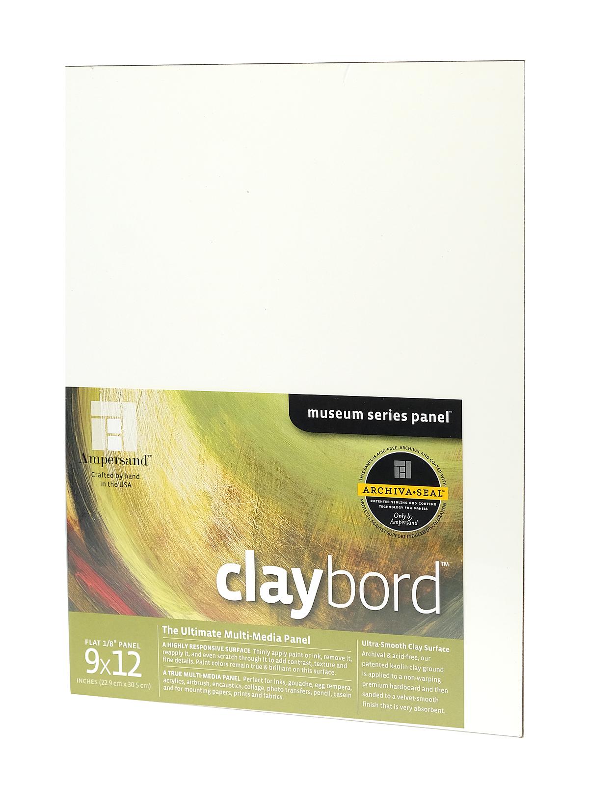 Claybord 9 In. X 12 In. Each