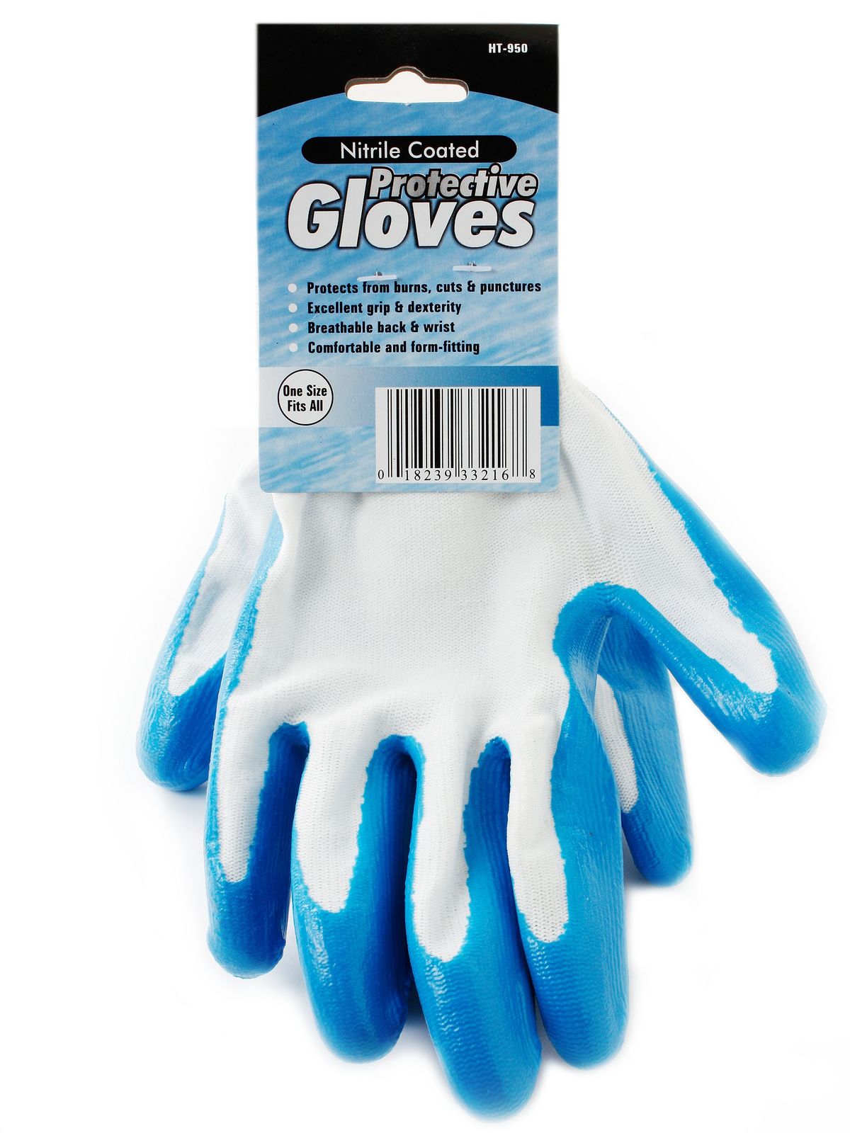 Nitrile Coated Protective Gloves 1 Pair