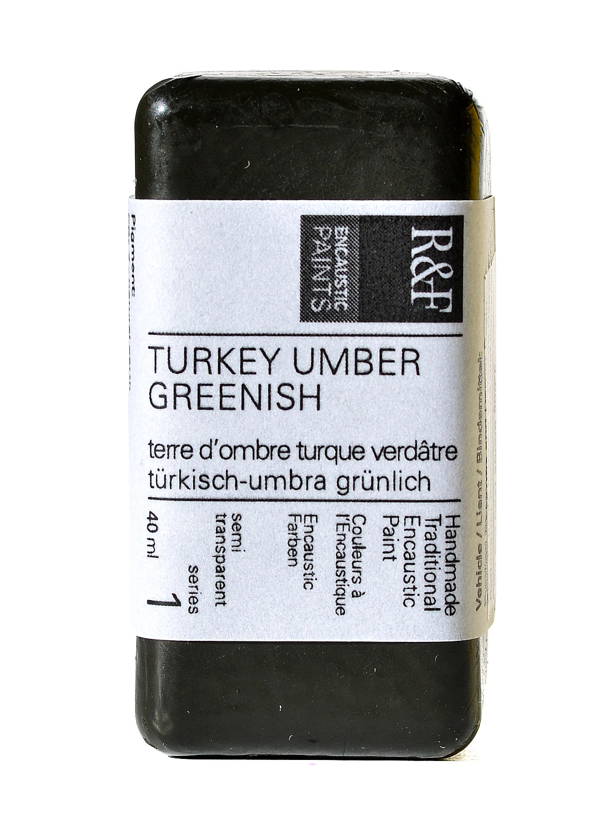 Encaustic Paint Turkey Umber Greenish 40 Ml