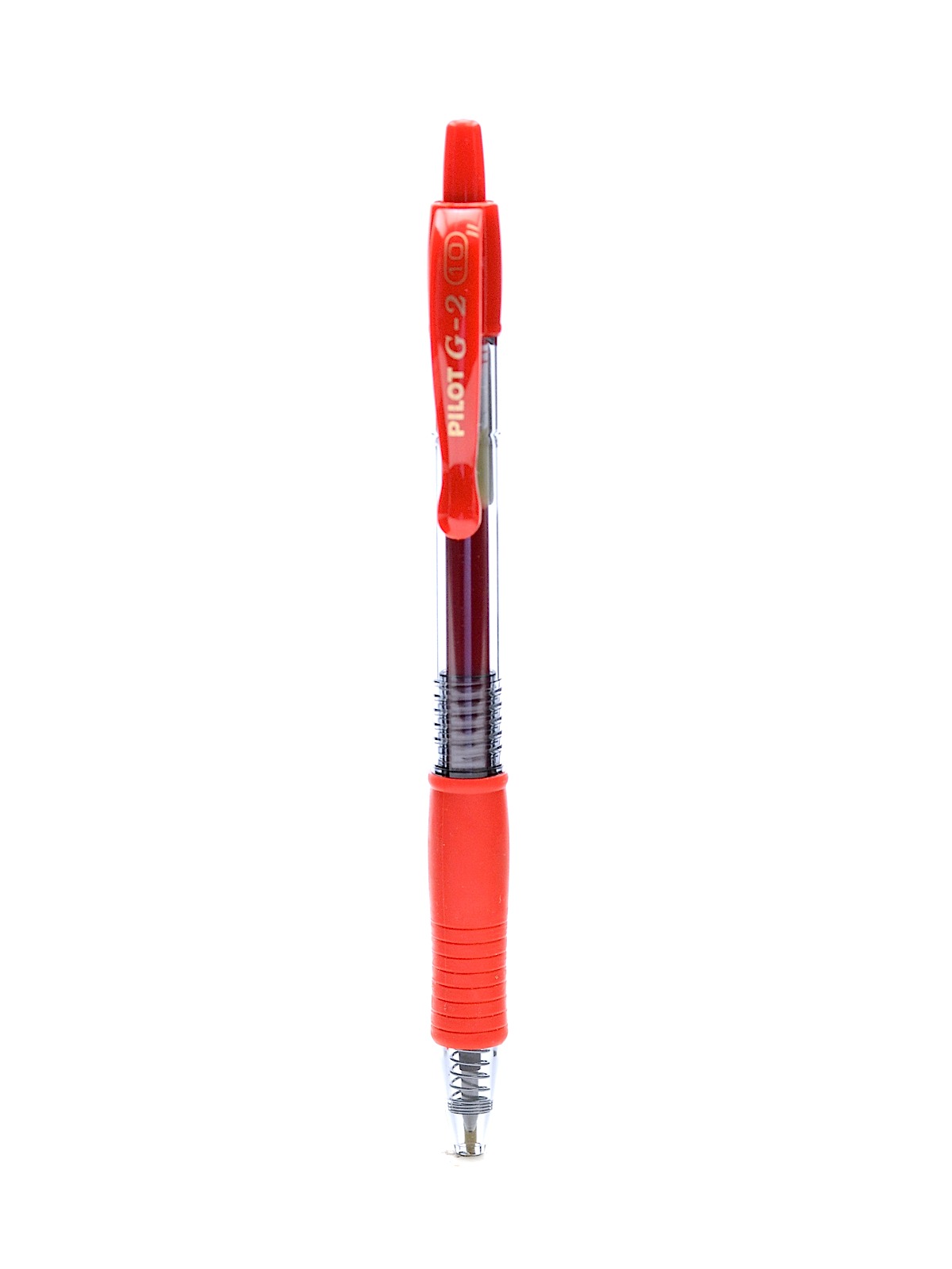 G-2 Retractable Gel Roller Pen Red Extra Fine