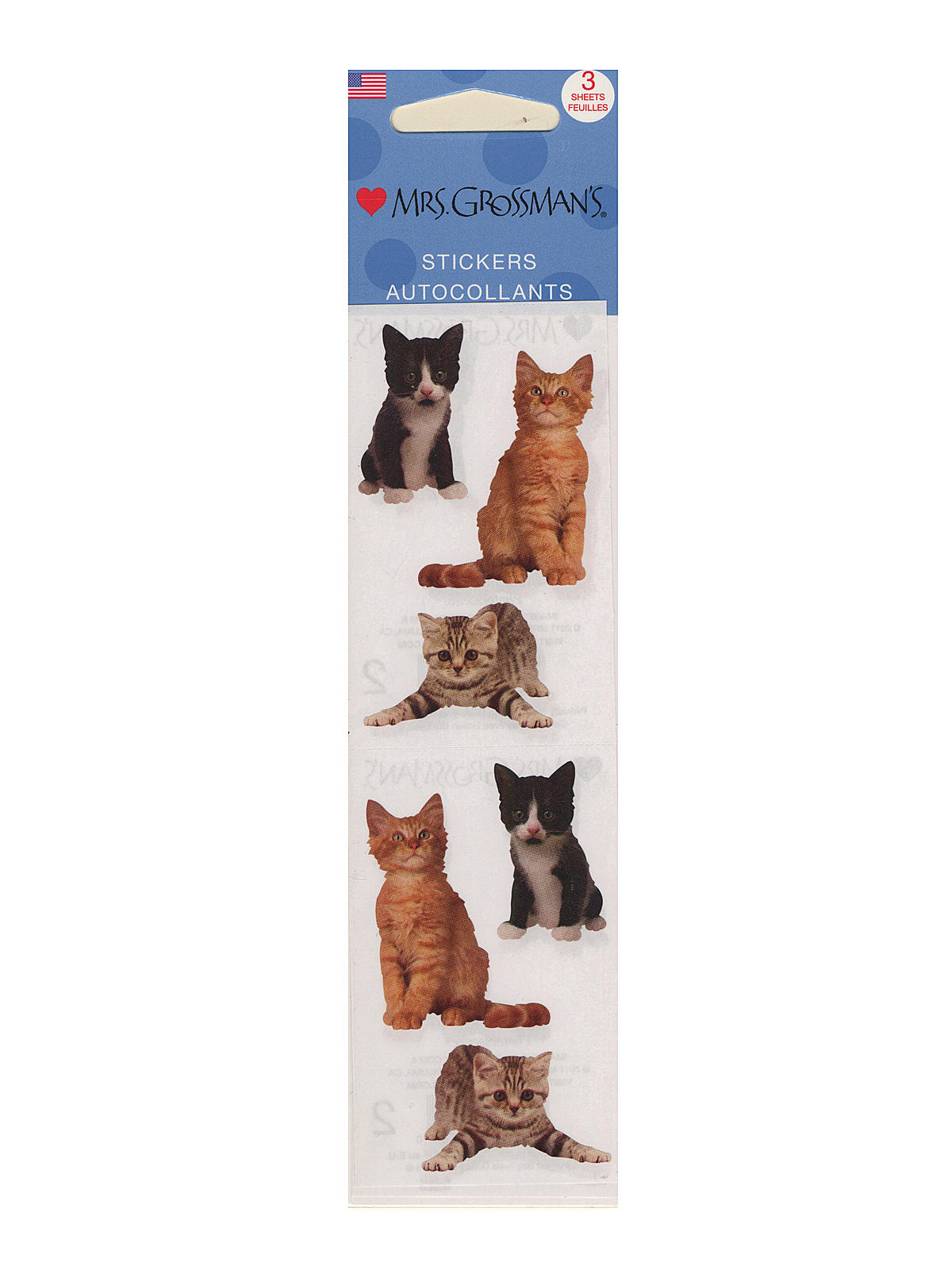 Regular Sticker Packs Photoessence Adorable Kittens 3 Sheets