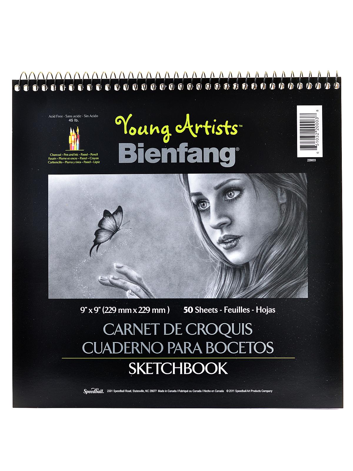 Young Artists Sketchbooks 9 In. X 9 In. 50 Sheets