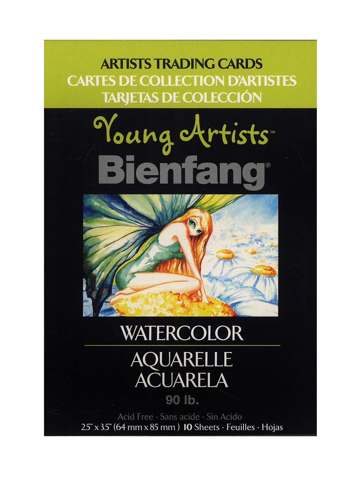 Young Artists Trading Cards Watercolor Pack Of 10