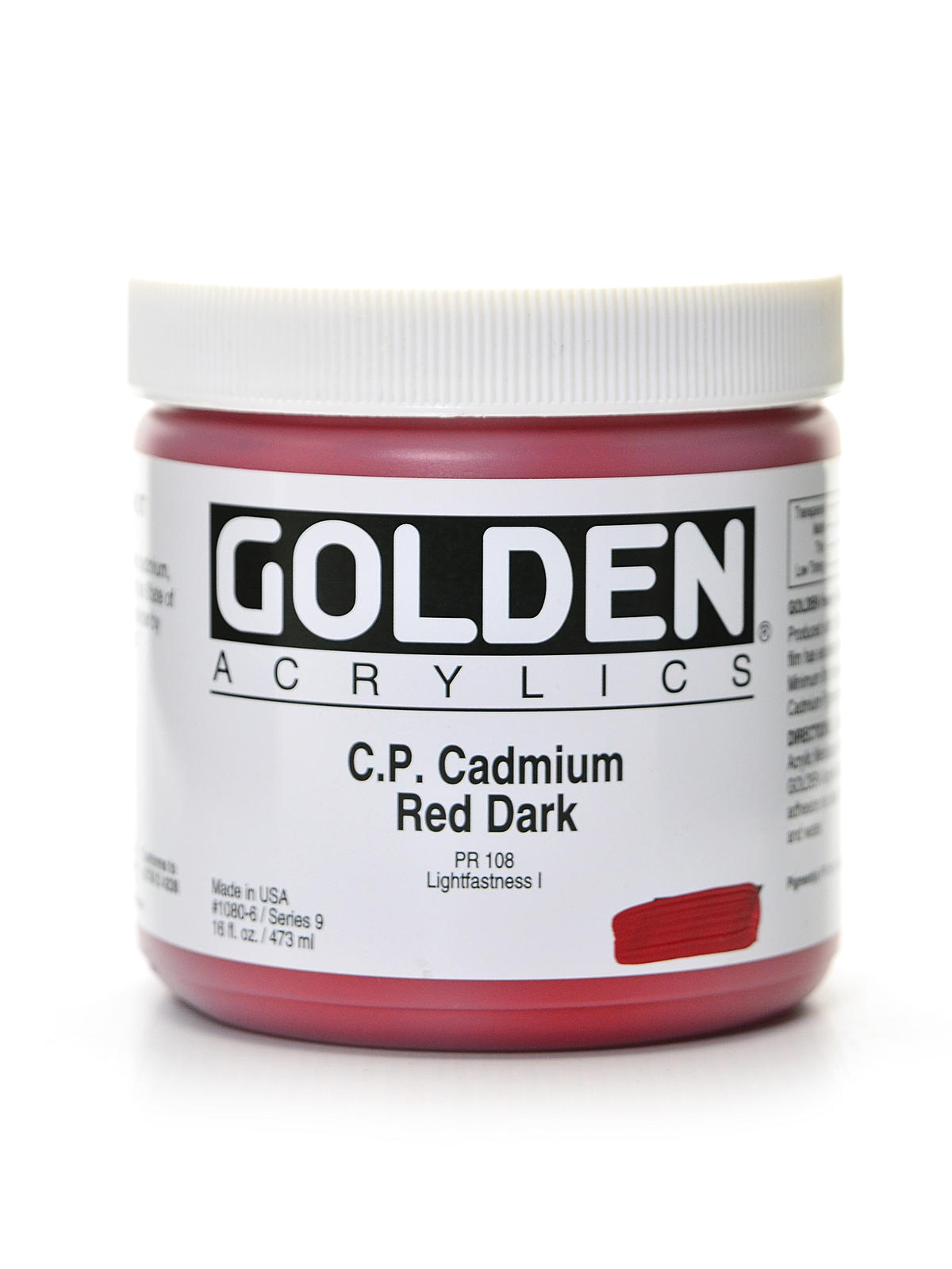 Heavy Body Acrylics Cadmium Red Dark (cp) 5 Oz.