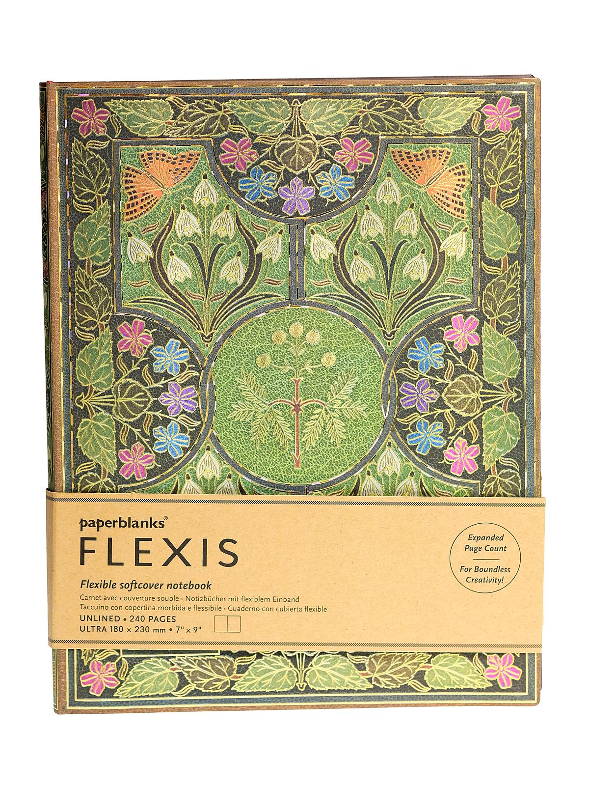Poetry In Bloom Flexis Ultra 240 Pages, Unlined 7 In. X 9 In.