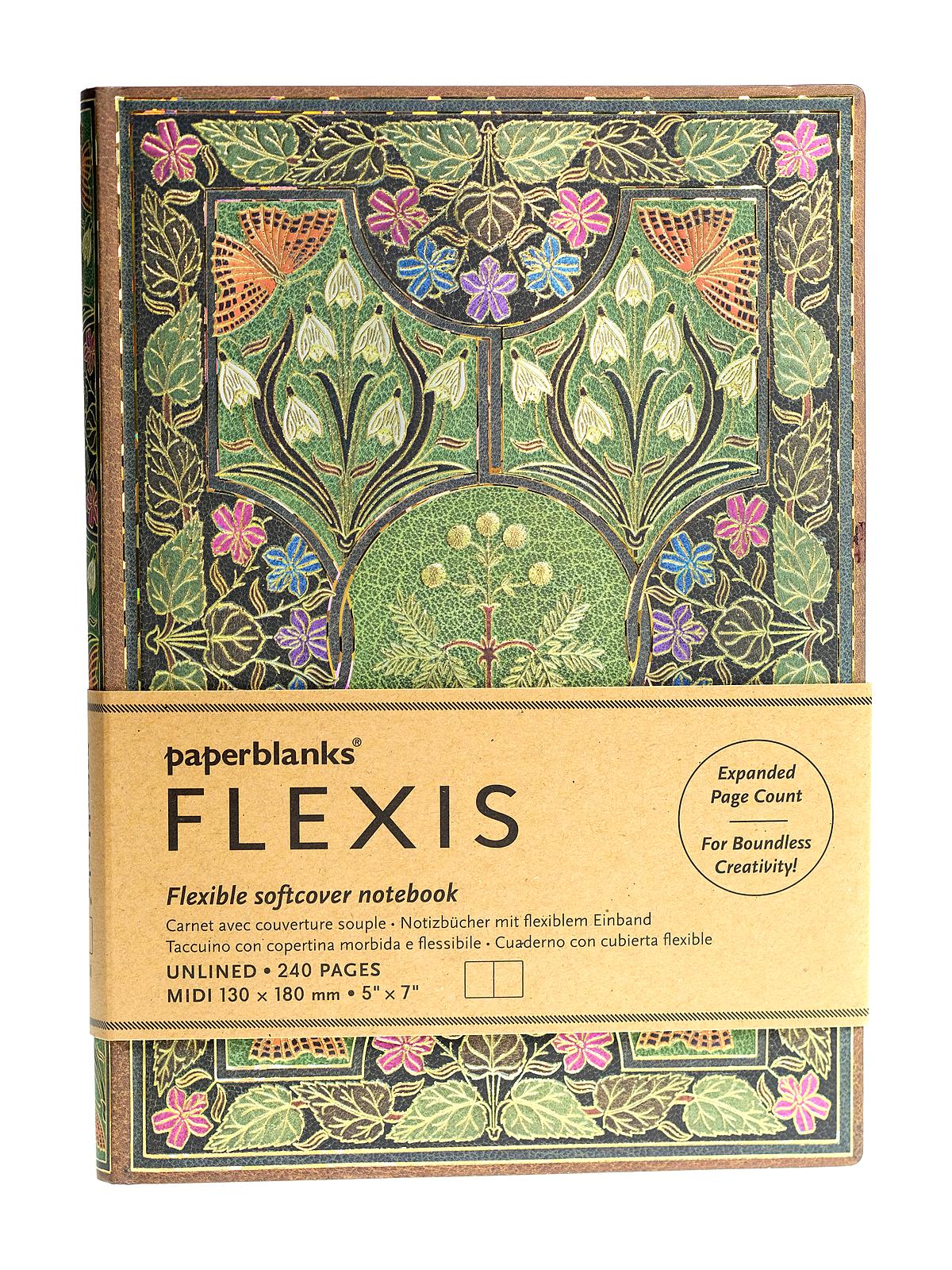 Poetry In Bloom Flexis Midi 240 Pages, Unlined 5 In. X 7 In.