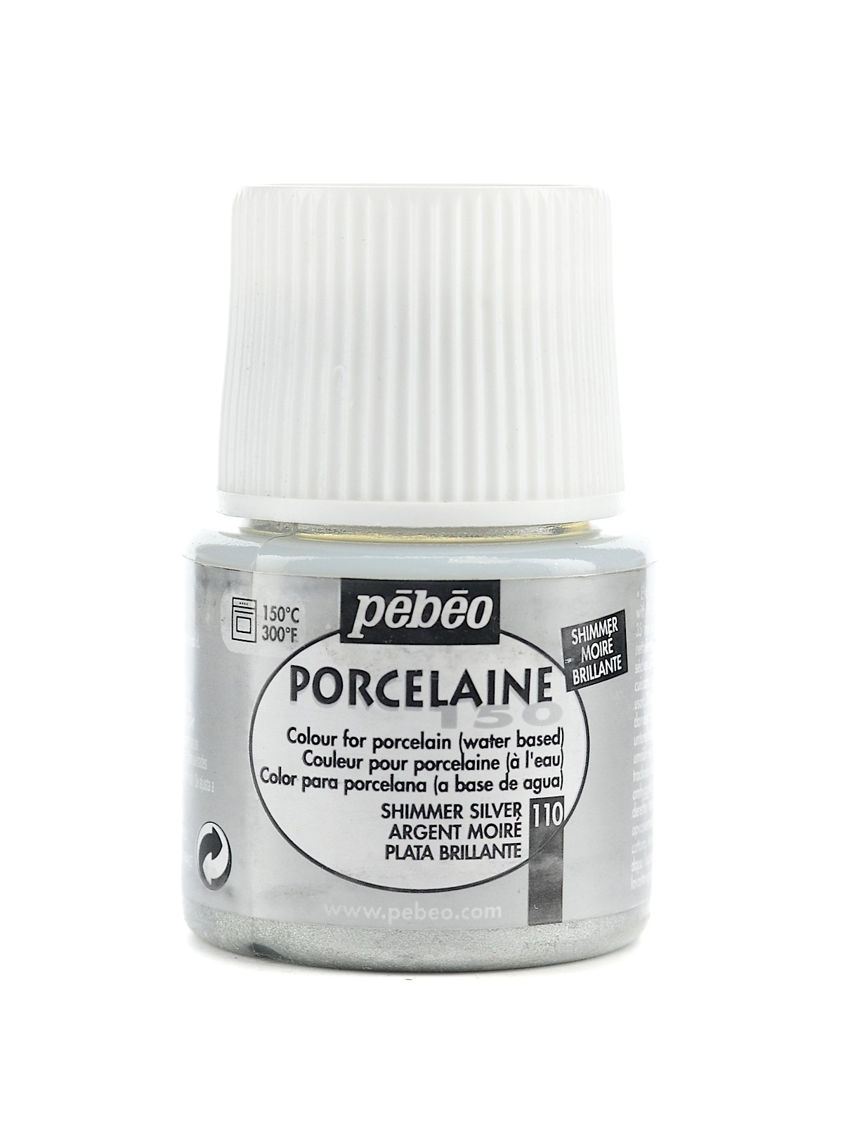 Porcelaine 150 China Paint Shimmer Silver 45 Ml