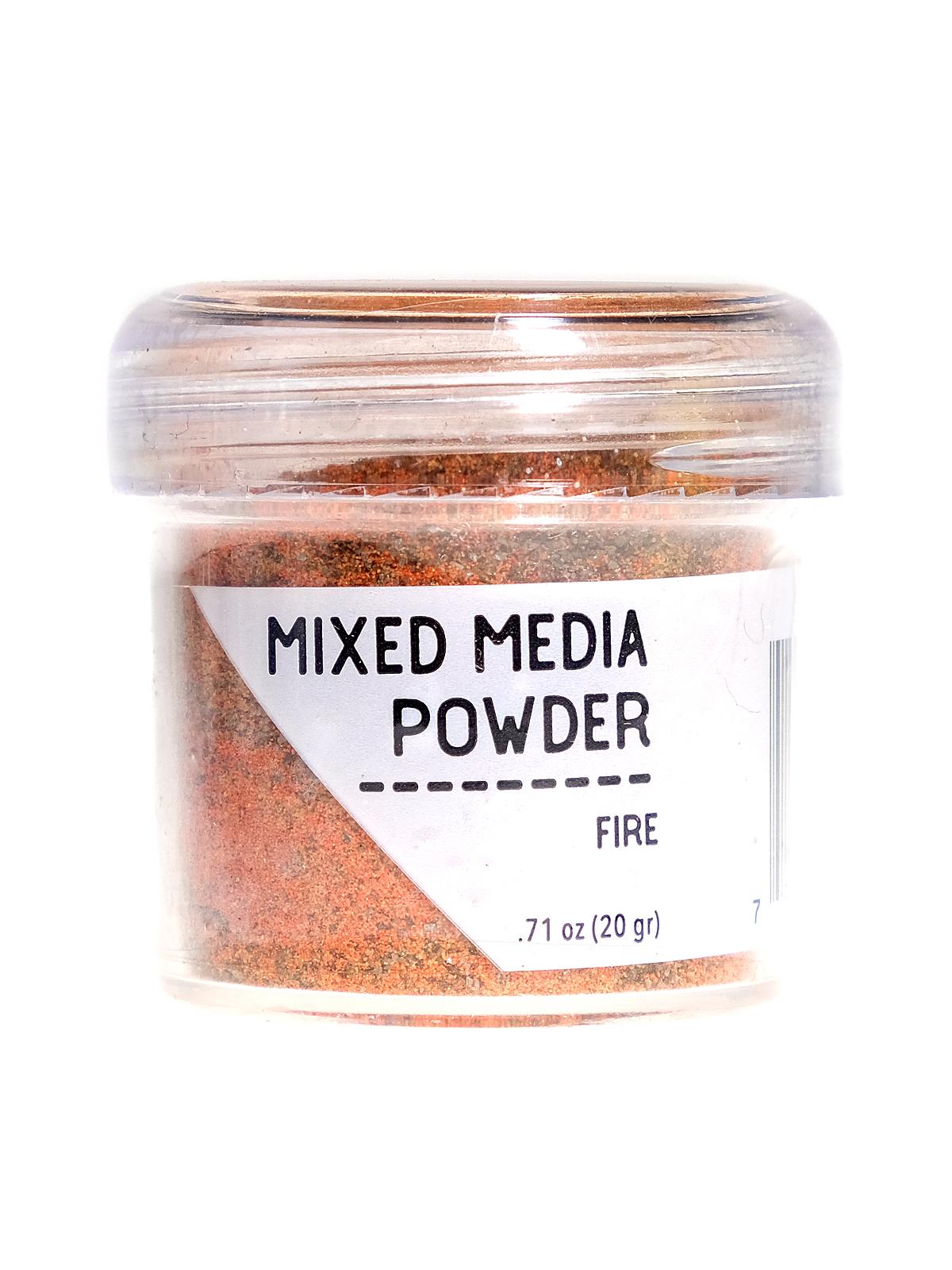 Mixed Media Powders Fire 20 G Jar