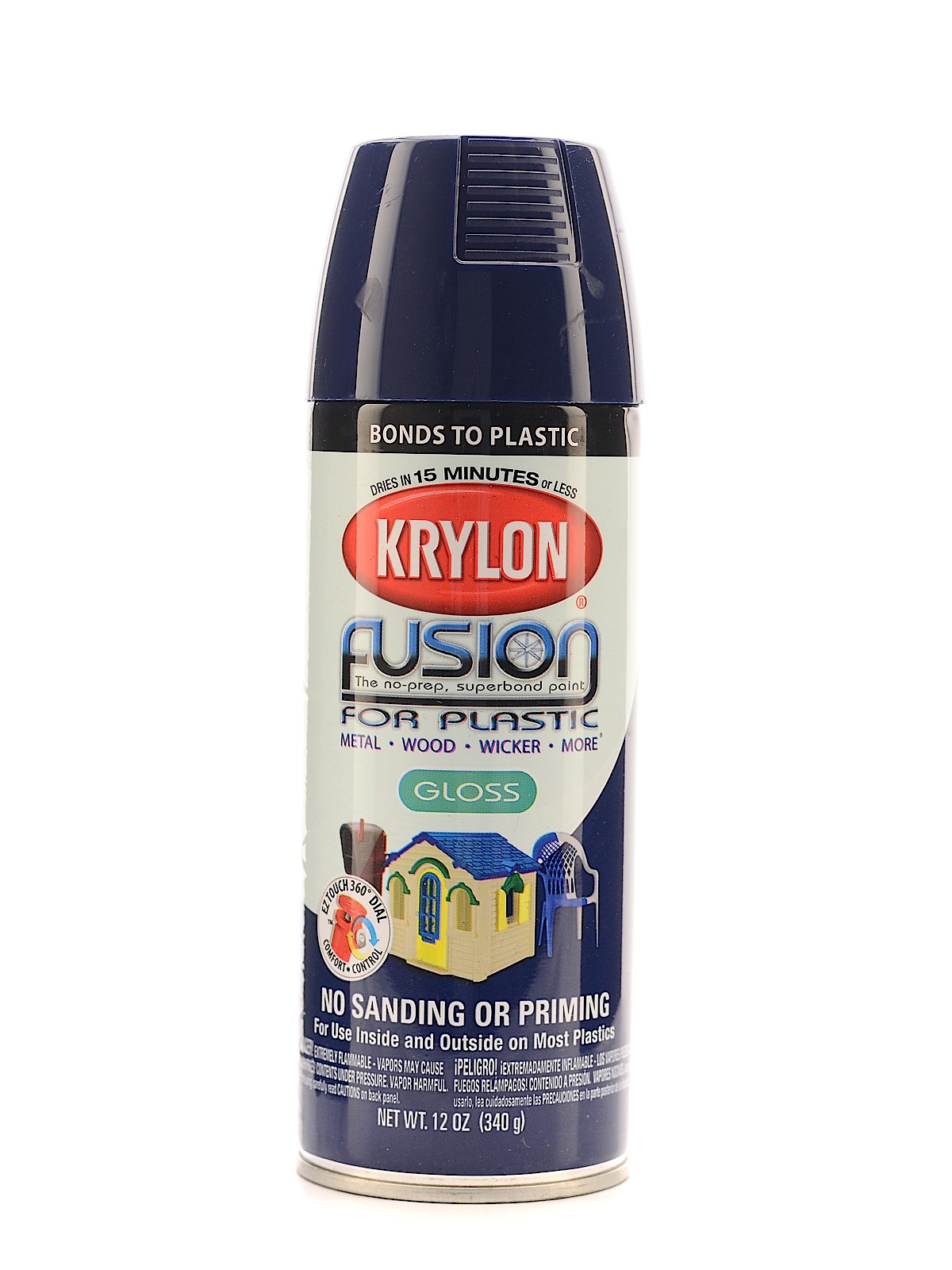 Fusion Spray Paint For Plastic Navy Gloss