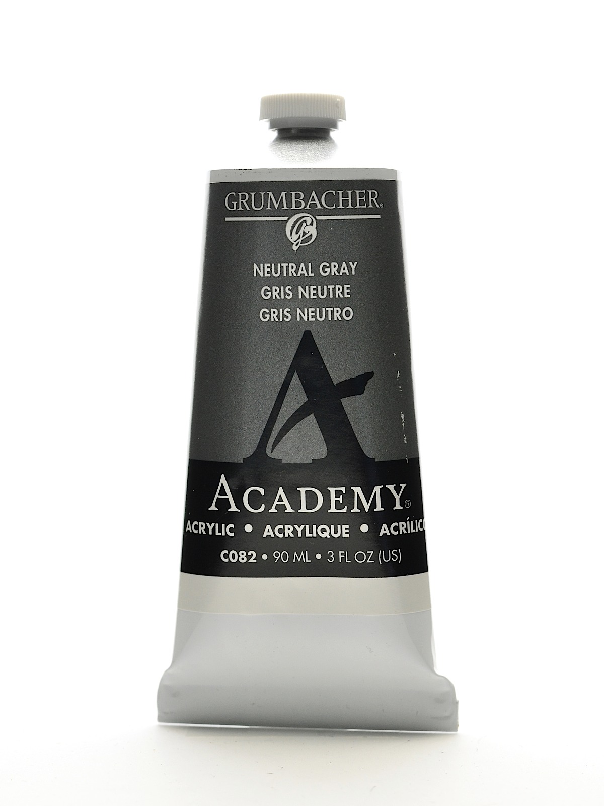 Academy Acrylic Colors Neutral Gray 3 Oz. (90 Ml)