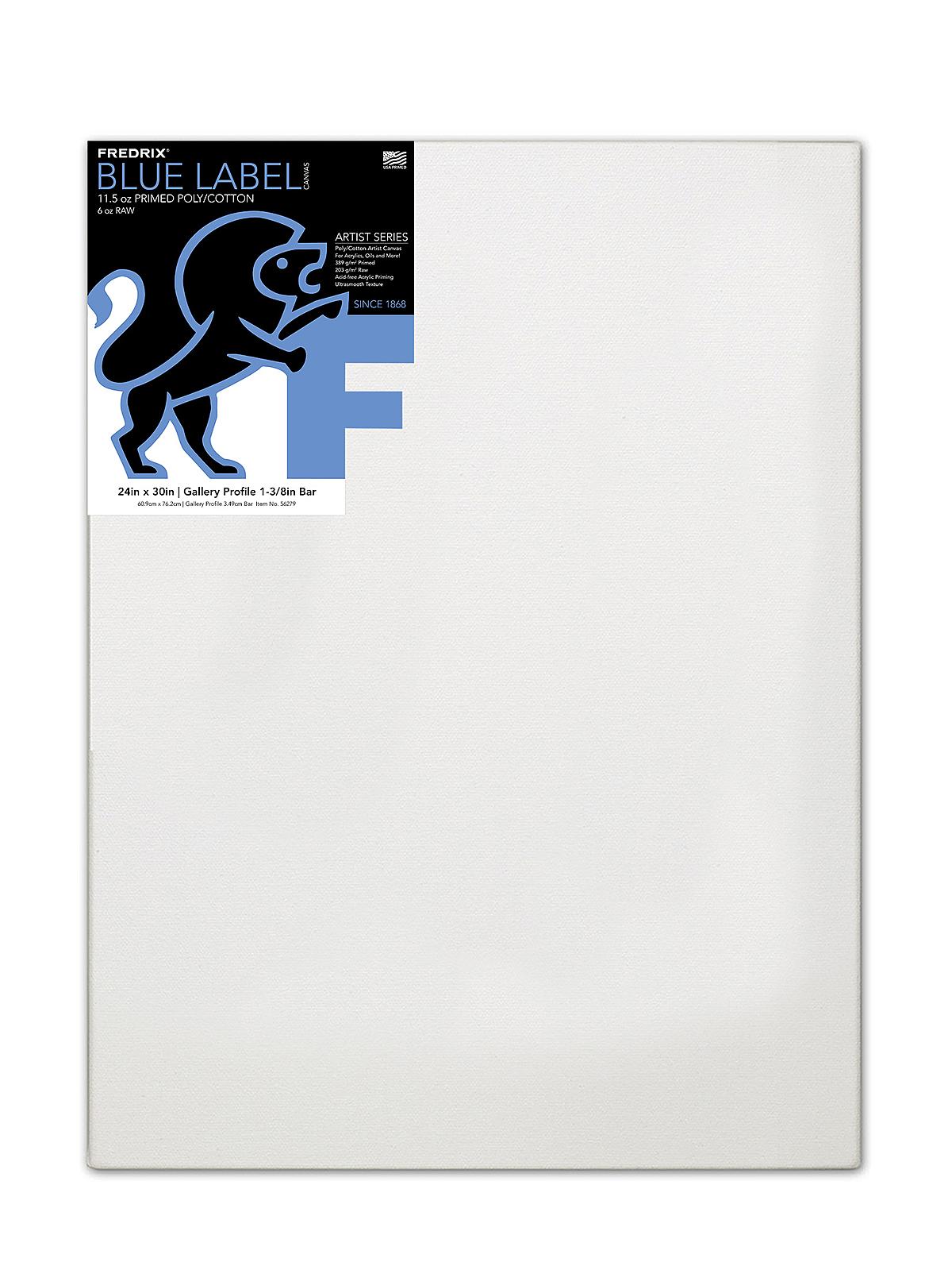 Blue Label Ultra-Smooth Stretched Artist Canvas 24 In. X 30 In. Each Gallery